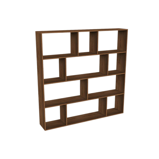 Eden Raflı Kitaplık | Balfa Bölmeli Kitaplık | 145x25x145 cm