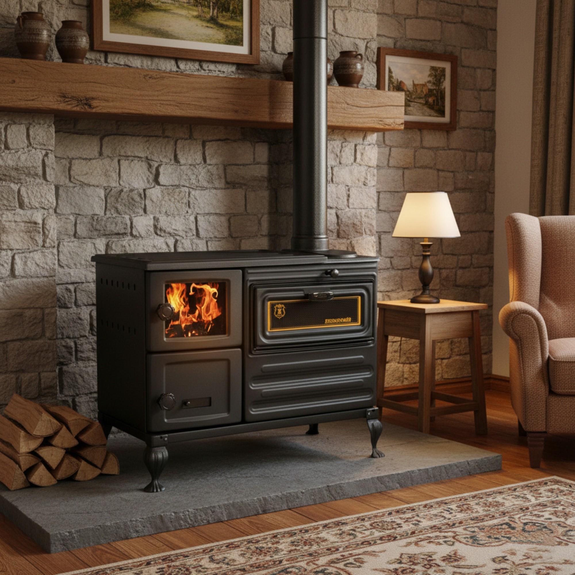 EK-105 FA Siyah Kuzine Soba Pik Ayaklı | Rehome