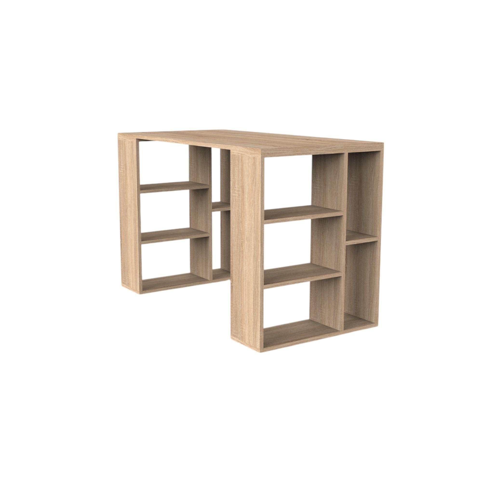 Equinox Çalışma Masası | Balfa Raflı Masa | 120 cm