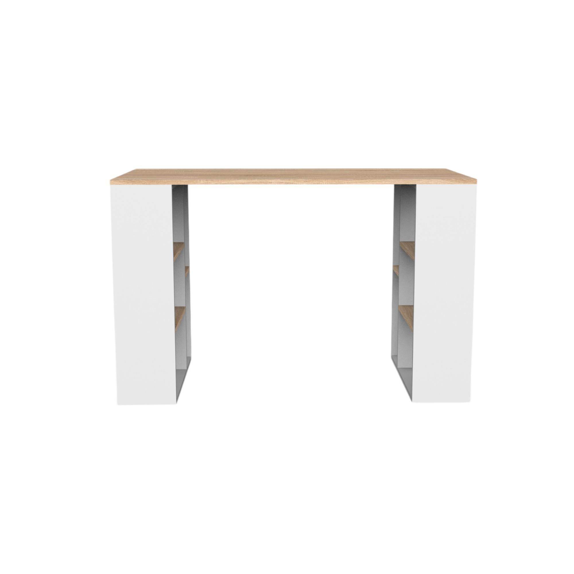 Equinox Çalışma Masası | Balfa Raflı Masa | 120 cm