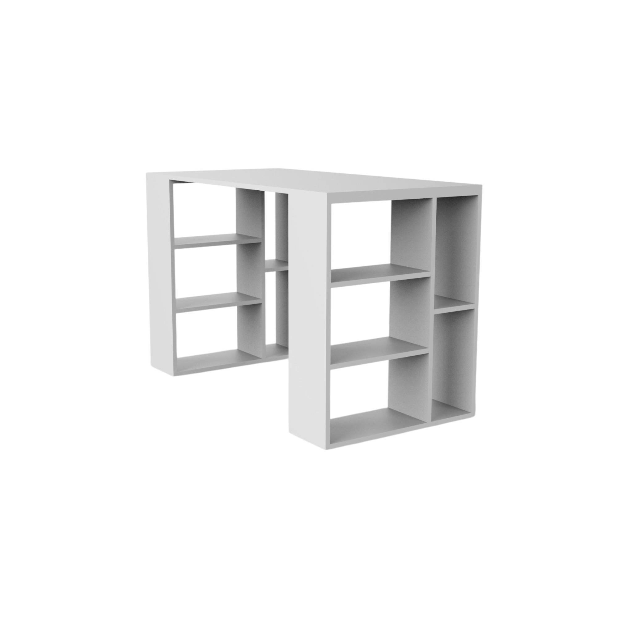 Equinox Çalışma Masası | Balfa Raflı Masa | 120 cm