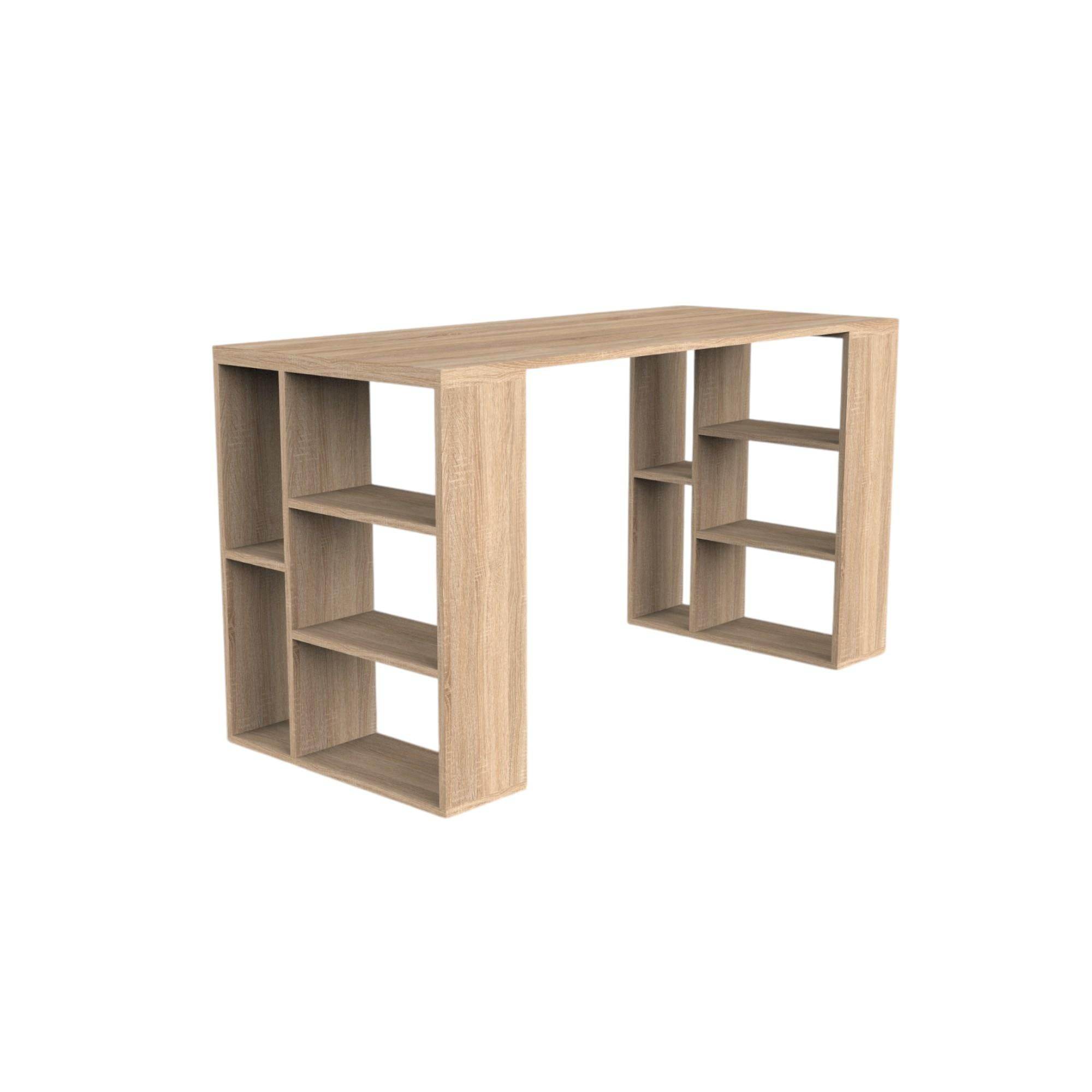 Equinox Çalışma Masası | Balfa Raflı Masa | 140 cm