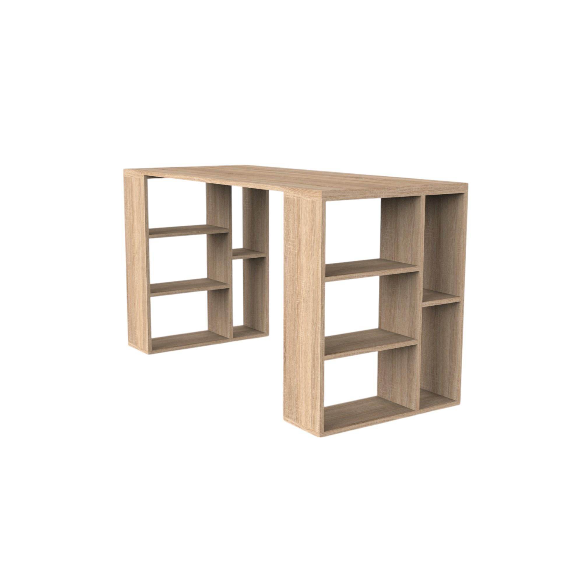 Equinox Çalışma Masası | Balfa Raflı Masa | 140 cm