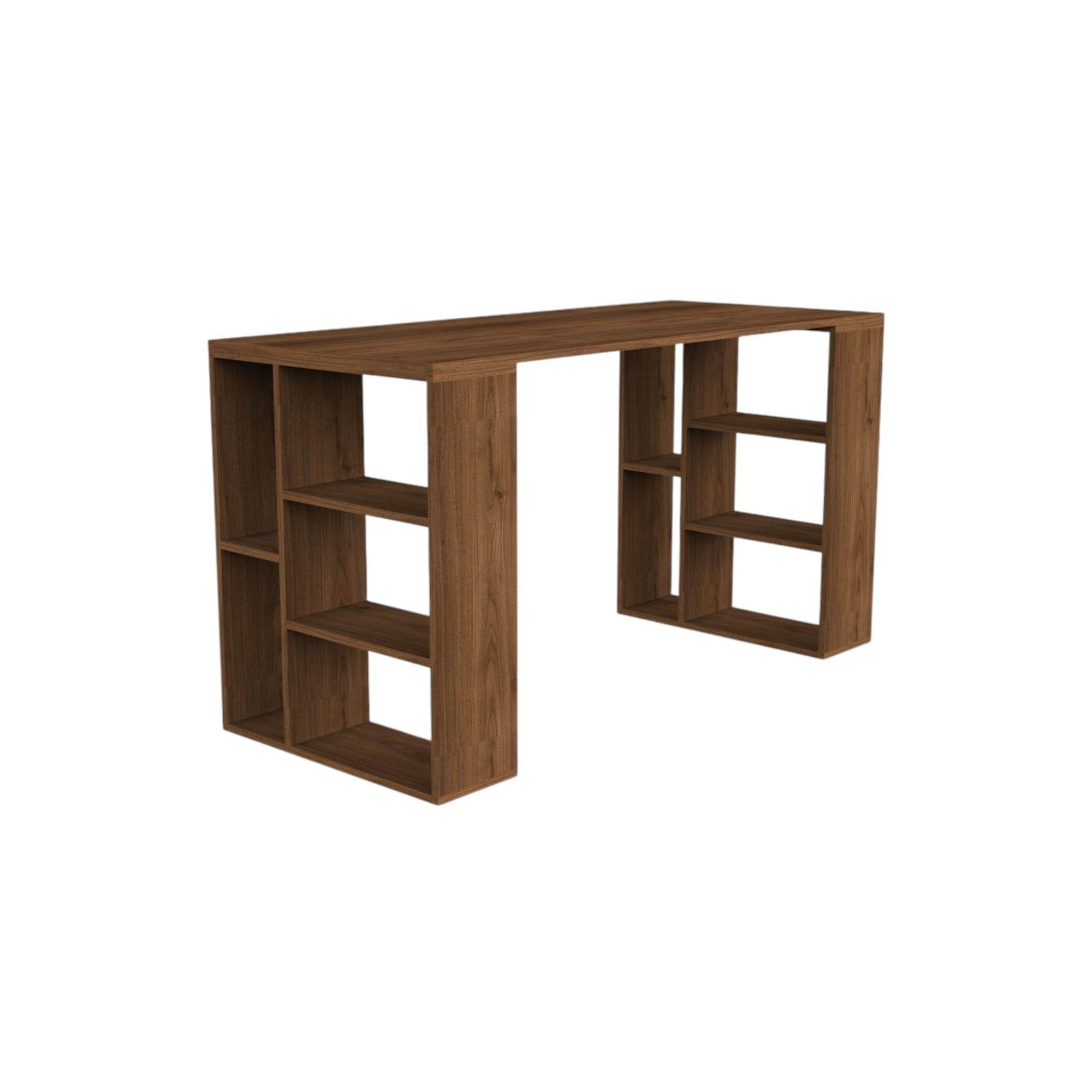 Equinox Çalışma Masası | Balfa Raflı Masa | 140 cm