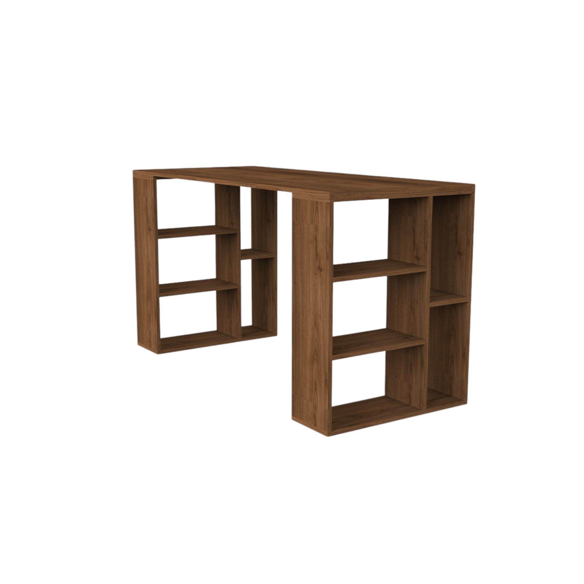 Equinox Çalışma Masası | Balfa Raflı Masa | 140 cm