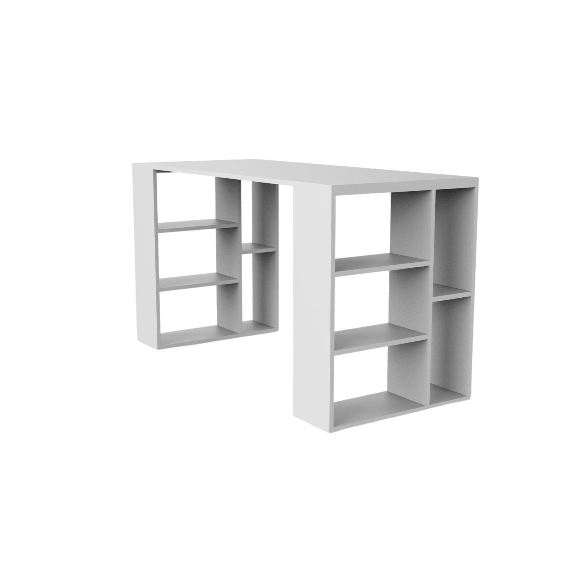 Equinox Çalışma Masası | Balfa Raflı Masa | 140 cm