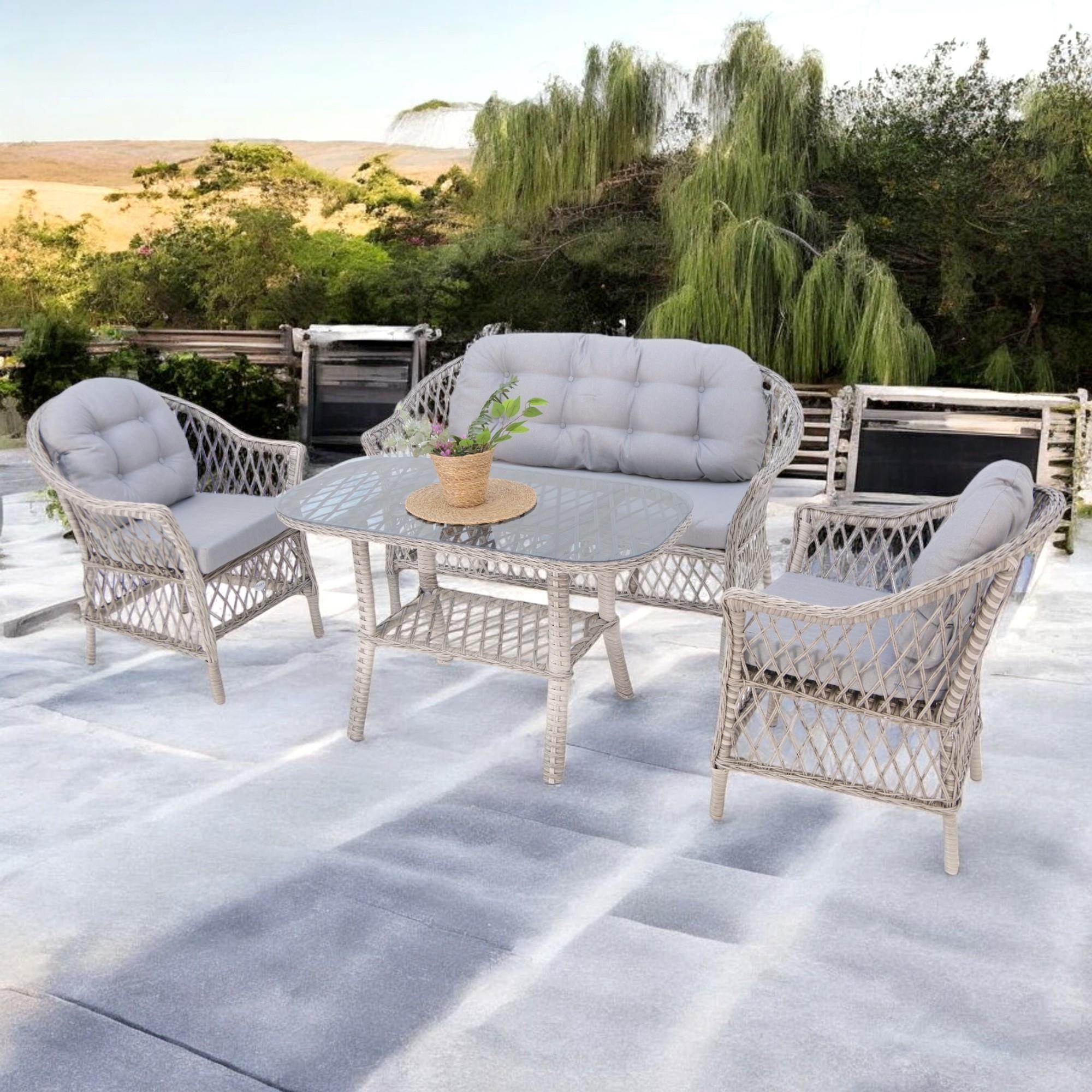 Eterna X | Rehome İkili Rattan Bahçe Oturma Grubu | 707