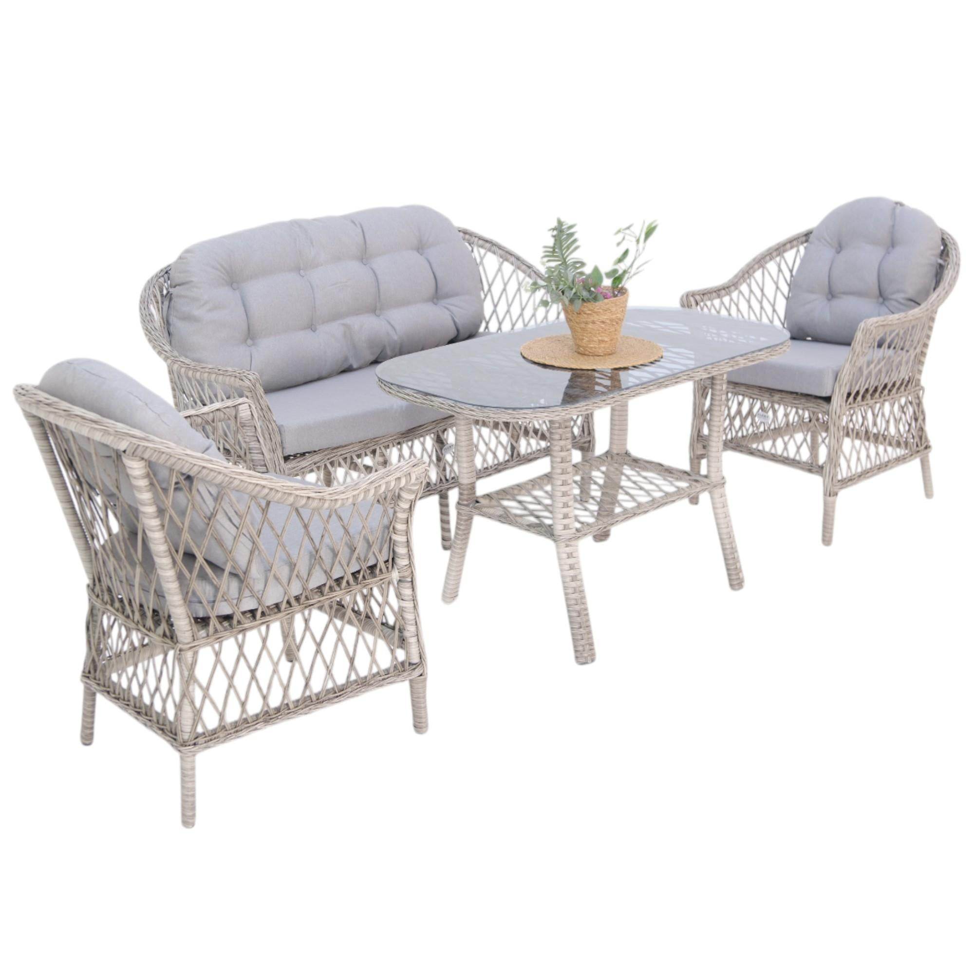 Eterna X | Rehome İkili Rattan Bahçe Oturma Grubu | 707