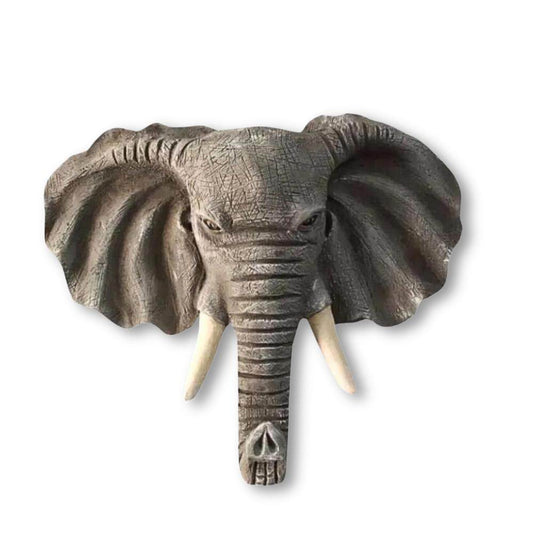 Fil Figürlü El Yapımı Dekoratif Duvar Aksesuarı