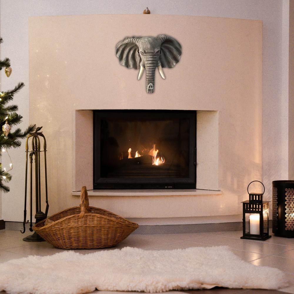 Fil Figürlü El Yapımı Dekoratif Duvar Aksesuarı