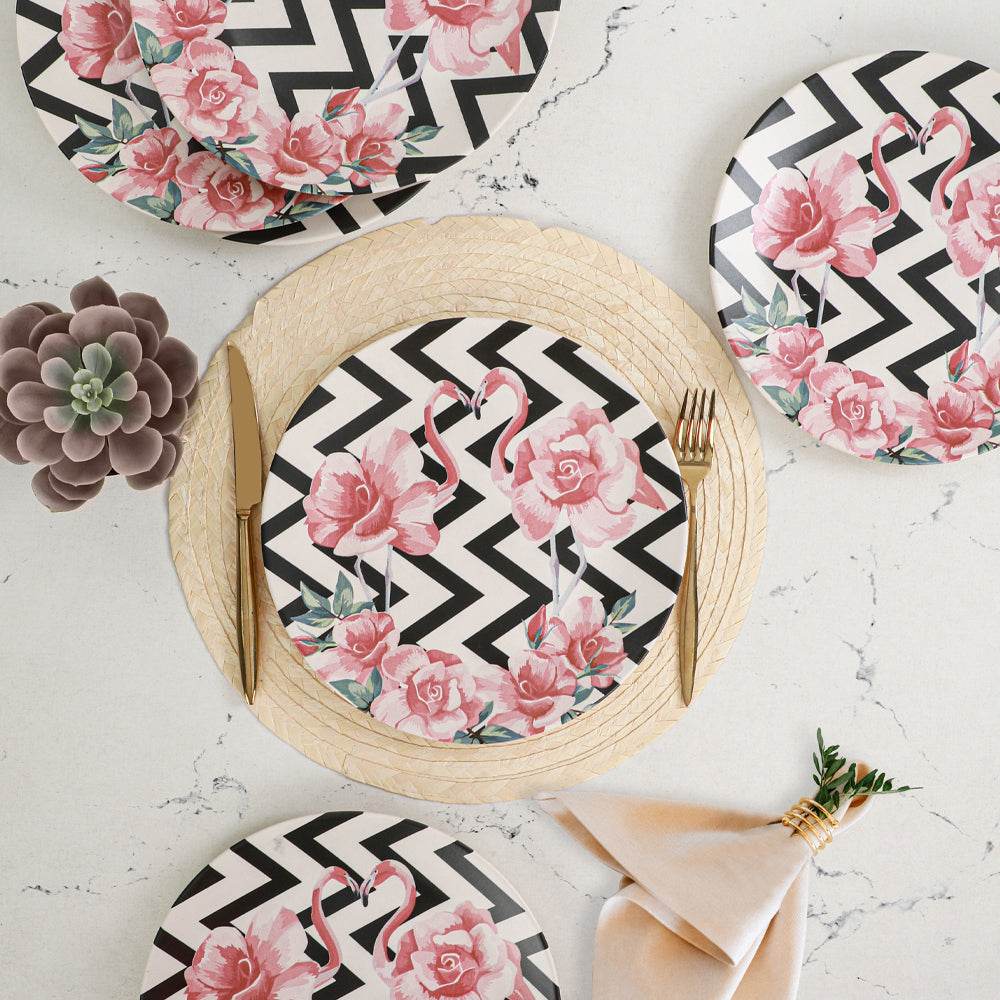 Keraart Flamingo Servis Tabağı 26 Cm 6 Adet - 18309