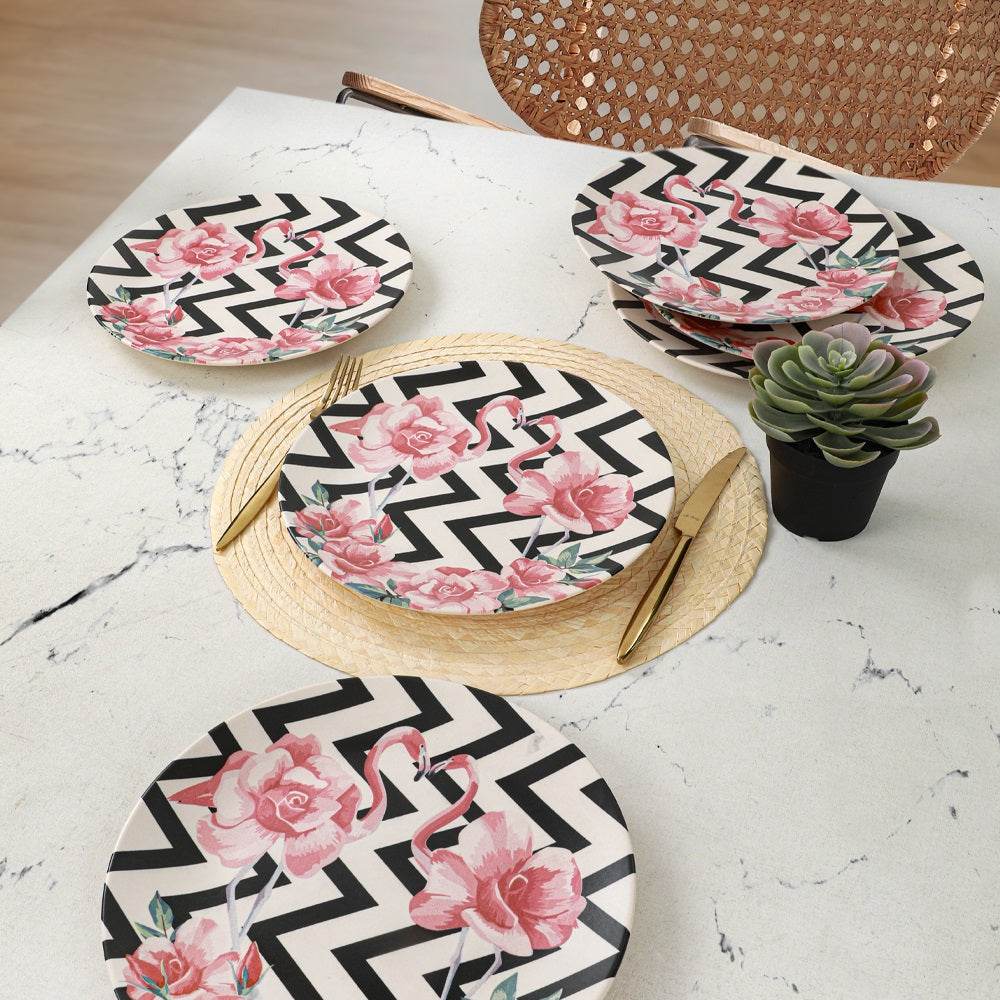 Keraart Flamingo Servis Tabağı 26 Cm 6 Adet - 18309