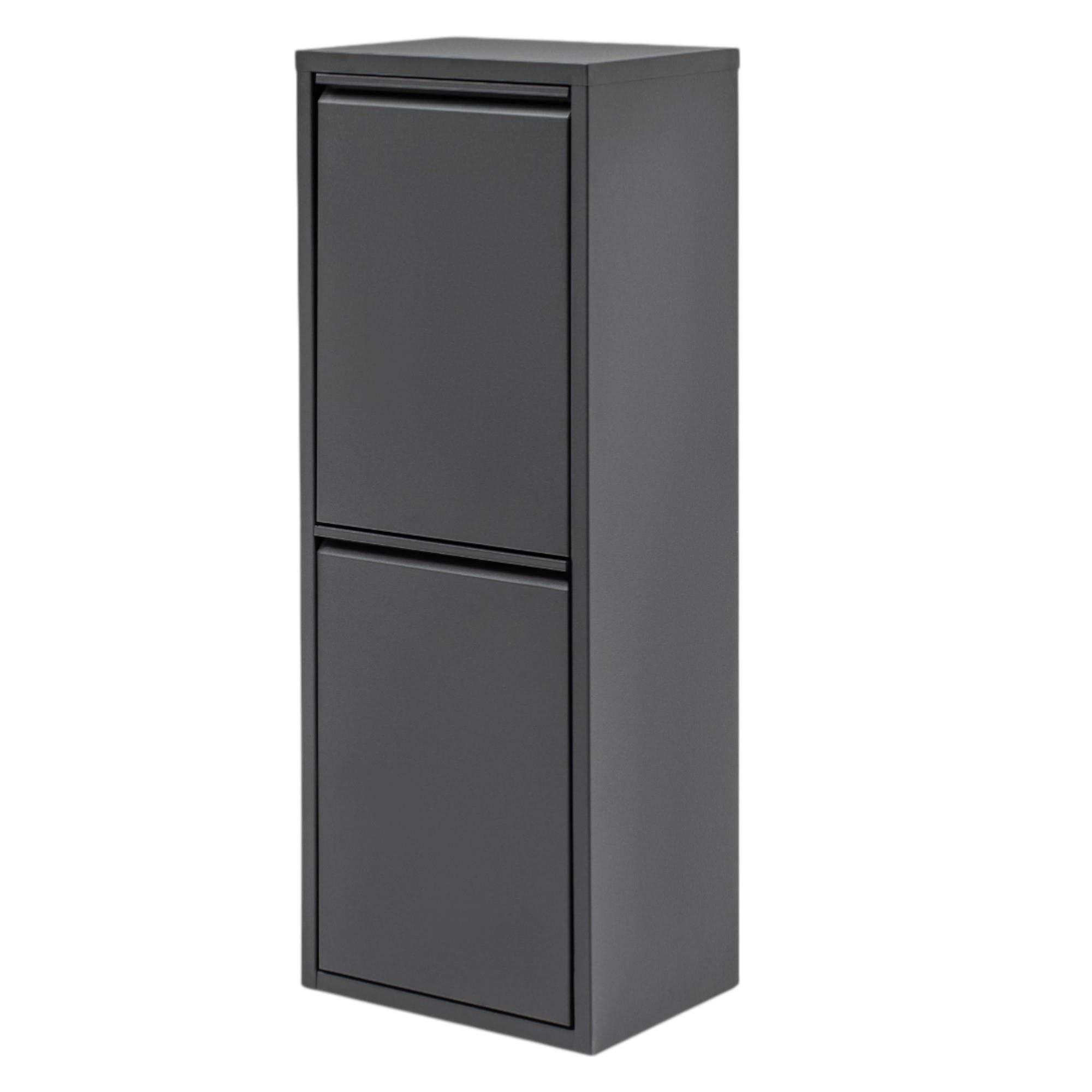 FlexBox 2 Kapaklı Çok Amaçlı Mutfak Dolabı | 2 Bölmeli Çöp Kovası