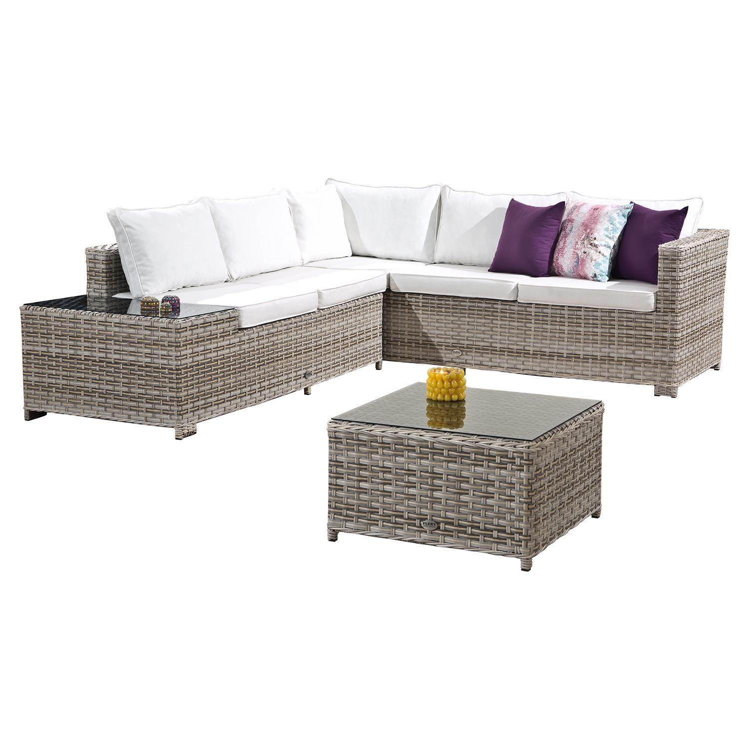 Flexy Zen Bahçe Köşe Mobilya Takımı | Rattan Bahçe Mobilyası | 316