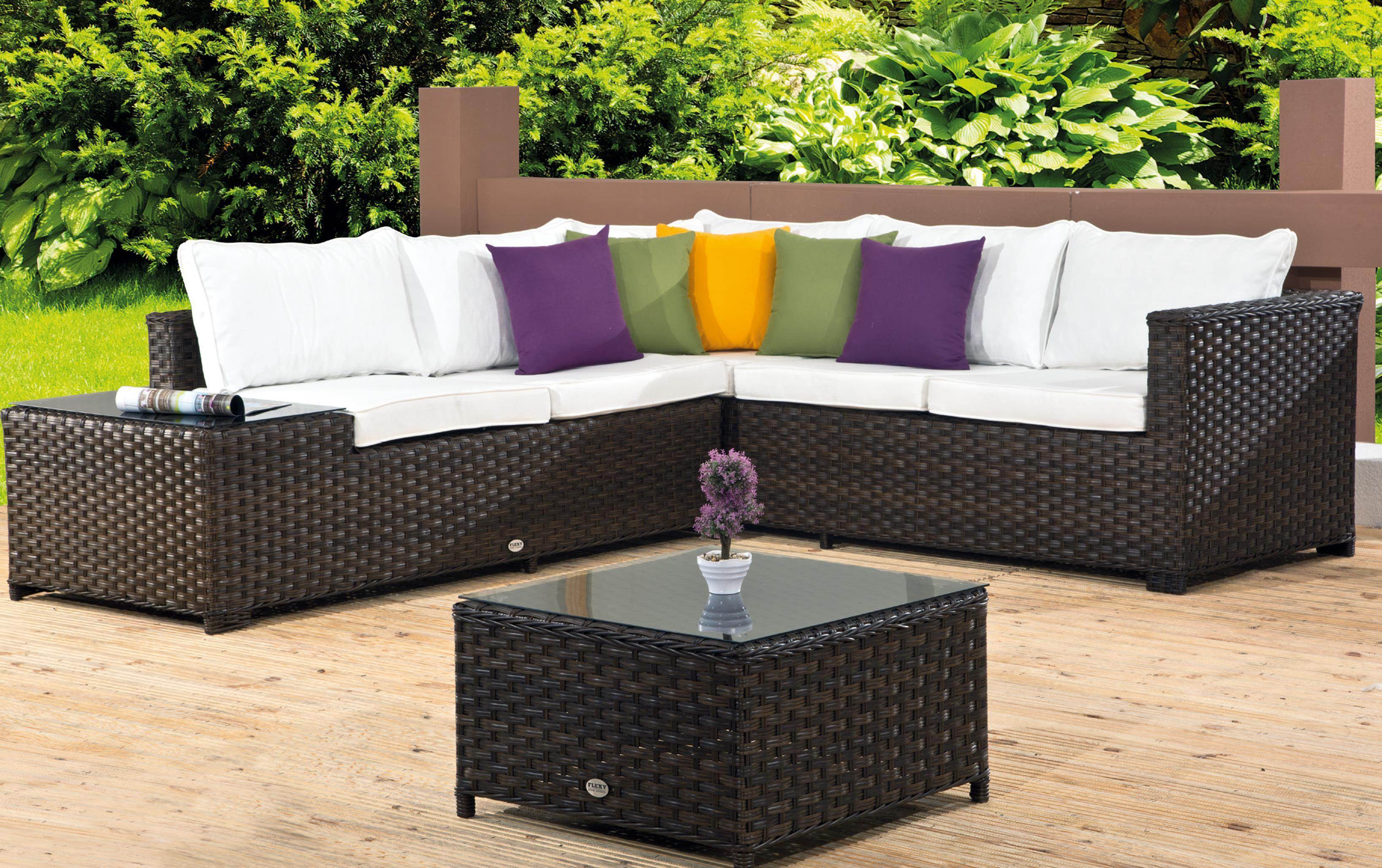 Flexy Zen Bahçe Köşe Mobilya Takımı | Rattan Bahçe Mobilyası | 678