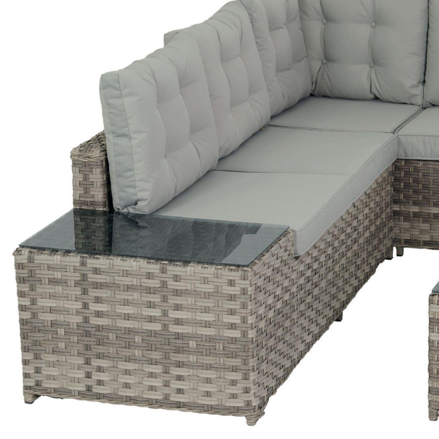 Flexy Zen Bahçe Köşe Mobilya Takımı | Rattan Bahçe Mobilyası | 708