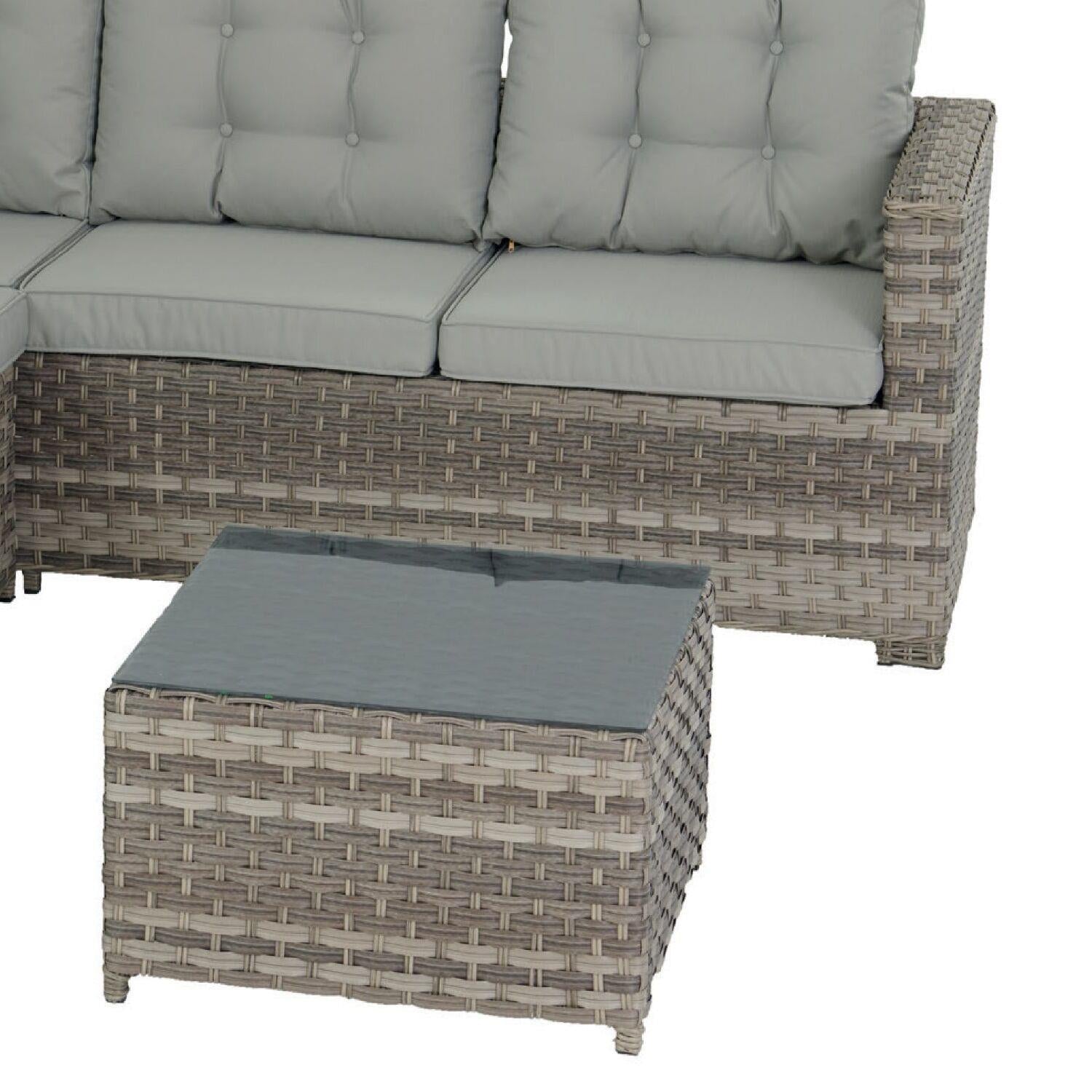 Flexy Zen Bahçe Köşe Mobilya Takımı | Rattan Bahçe Mobilyası | 708