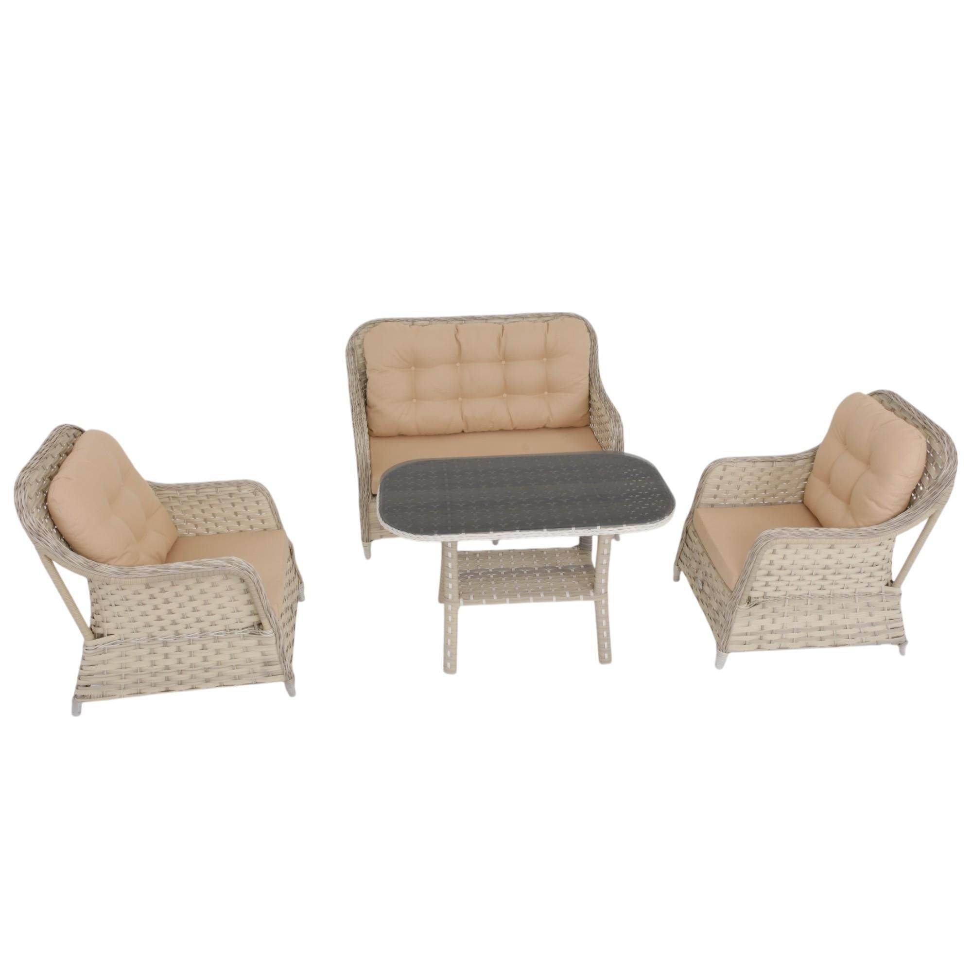 Force Rattan Bahçe Oturma Grubu 861 | Rehome