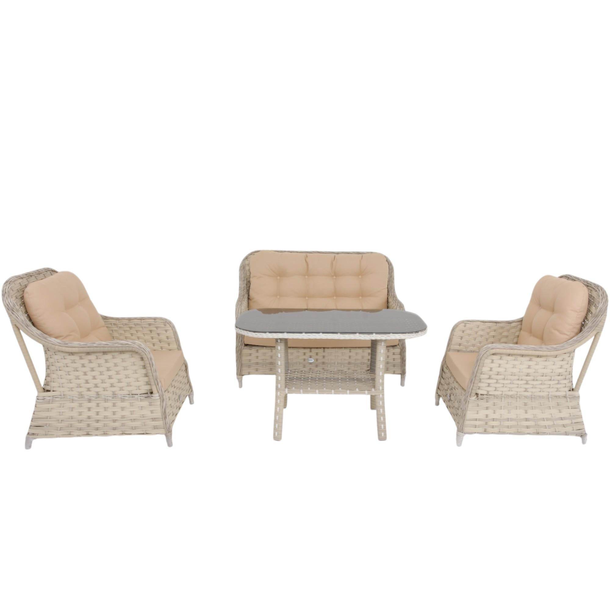 Force Rattan Bahçe Oturma Grubu 861 | Rehome