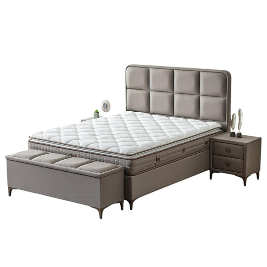 Fumat Baza Başlık Yatak Seti | Herkül Yay Teknolojili Yatak Takımı