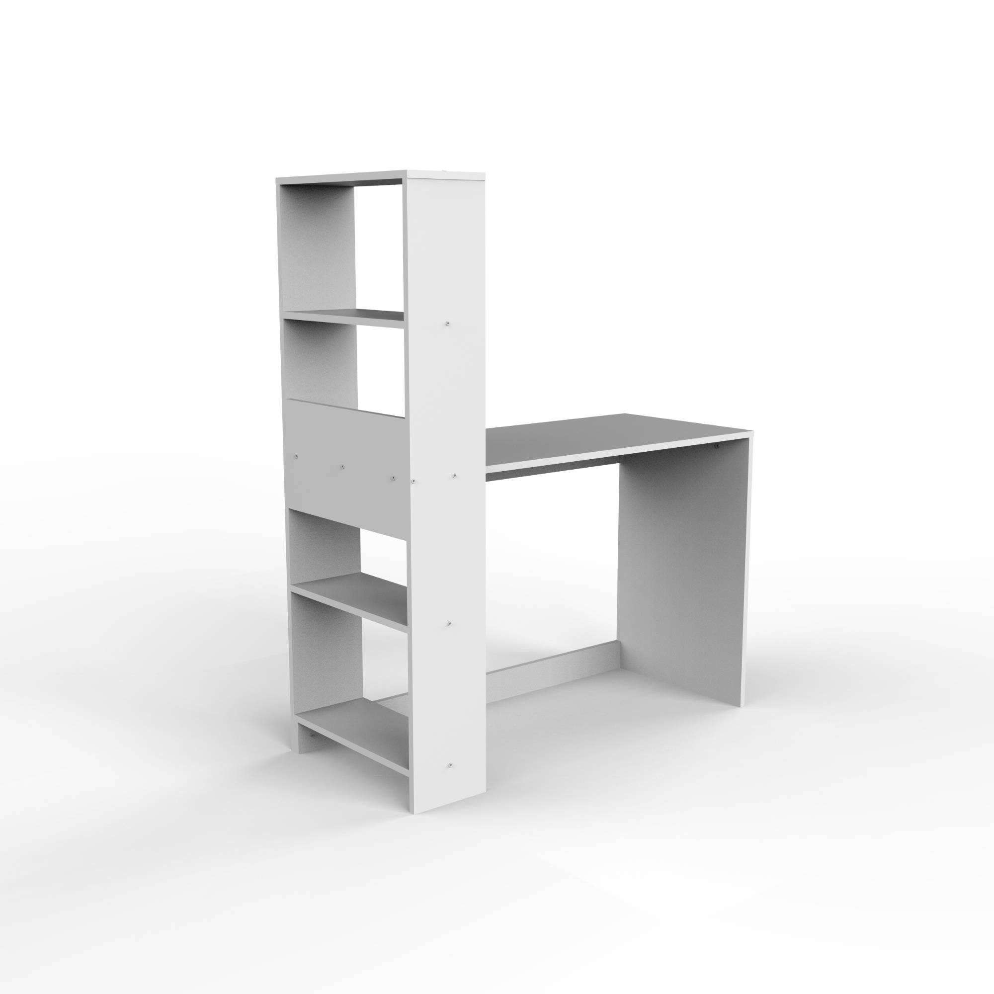 Fusion Kitaplıklı Çalışma Masası | Balfa Ofis Masası | 110x50x136