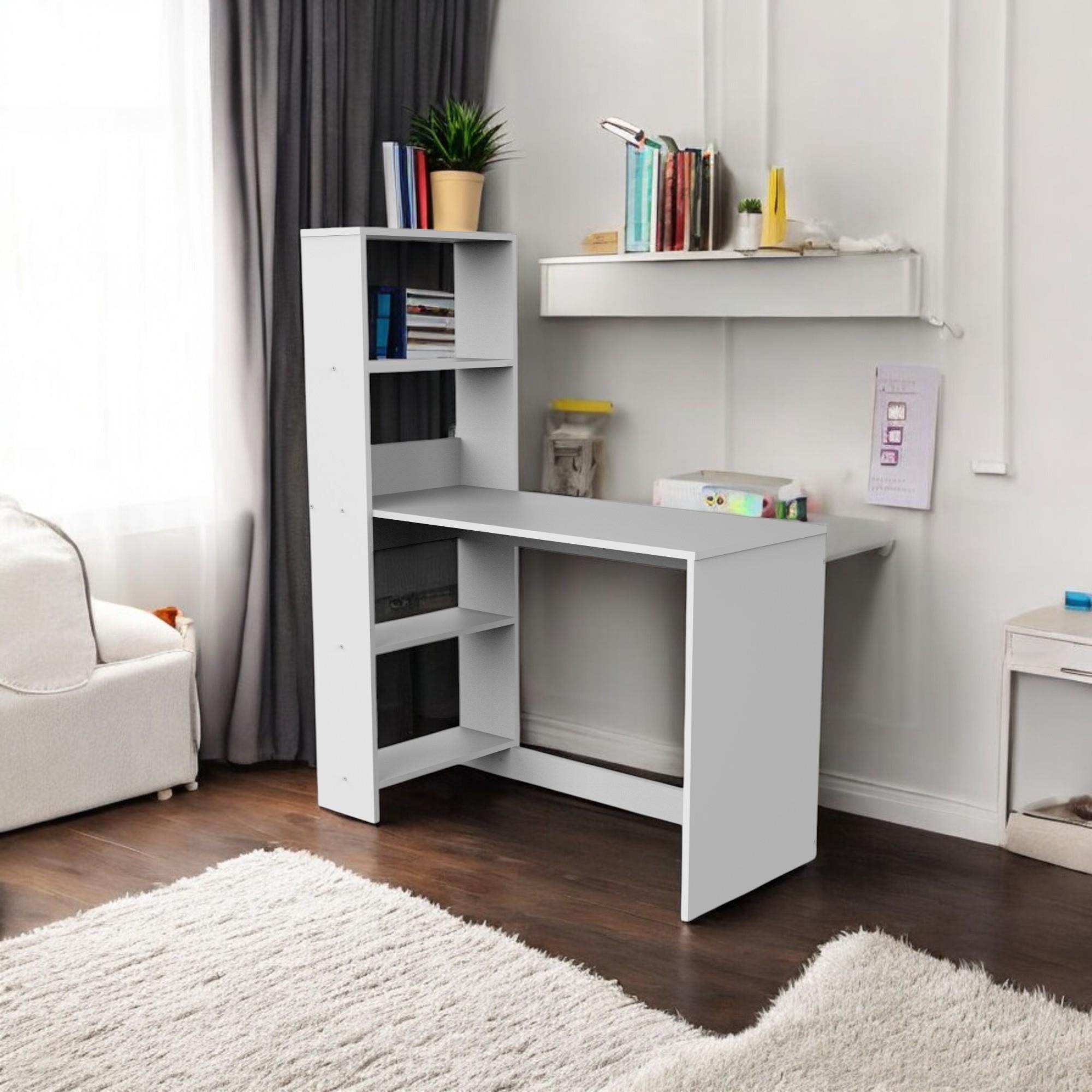 Fusion Kitaplıklı Çalışma Masası | Balfa Ofis Masası | 110x50x136