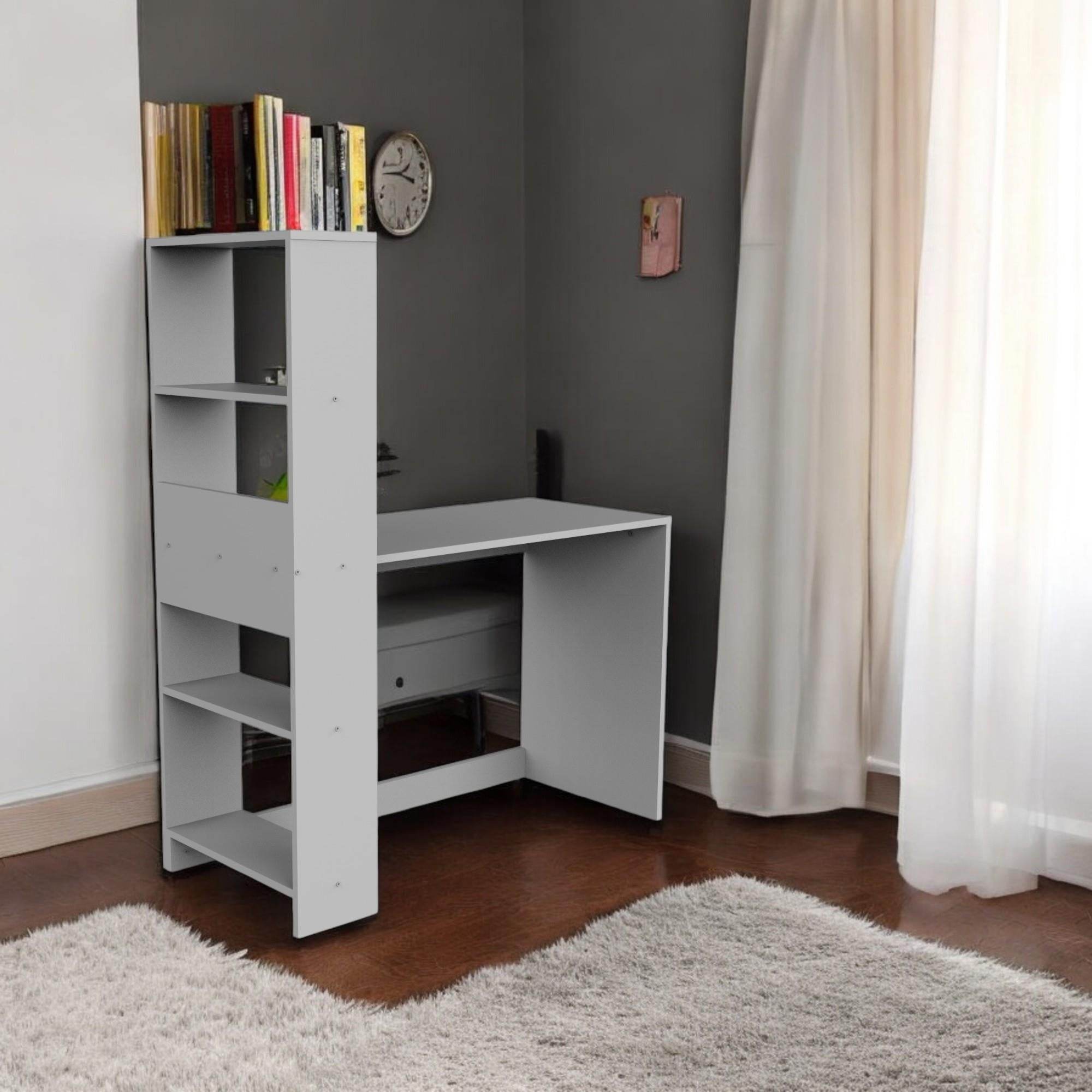 Fusion Kitaplıklı Çalışma Masası | Balfa Ofis Masası | 110x50x136