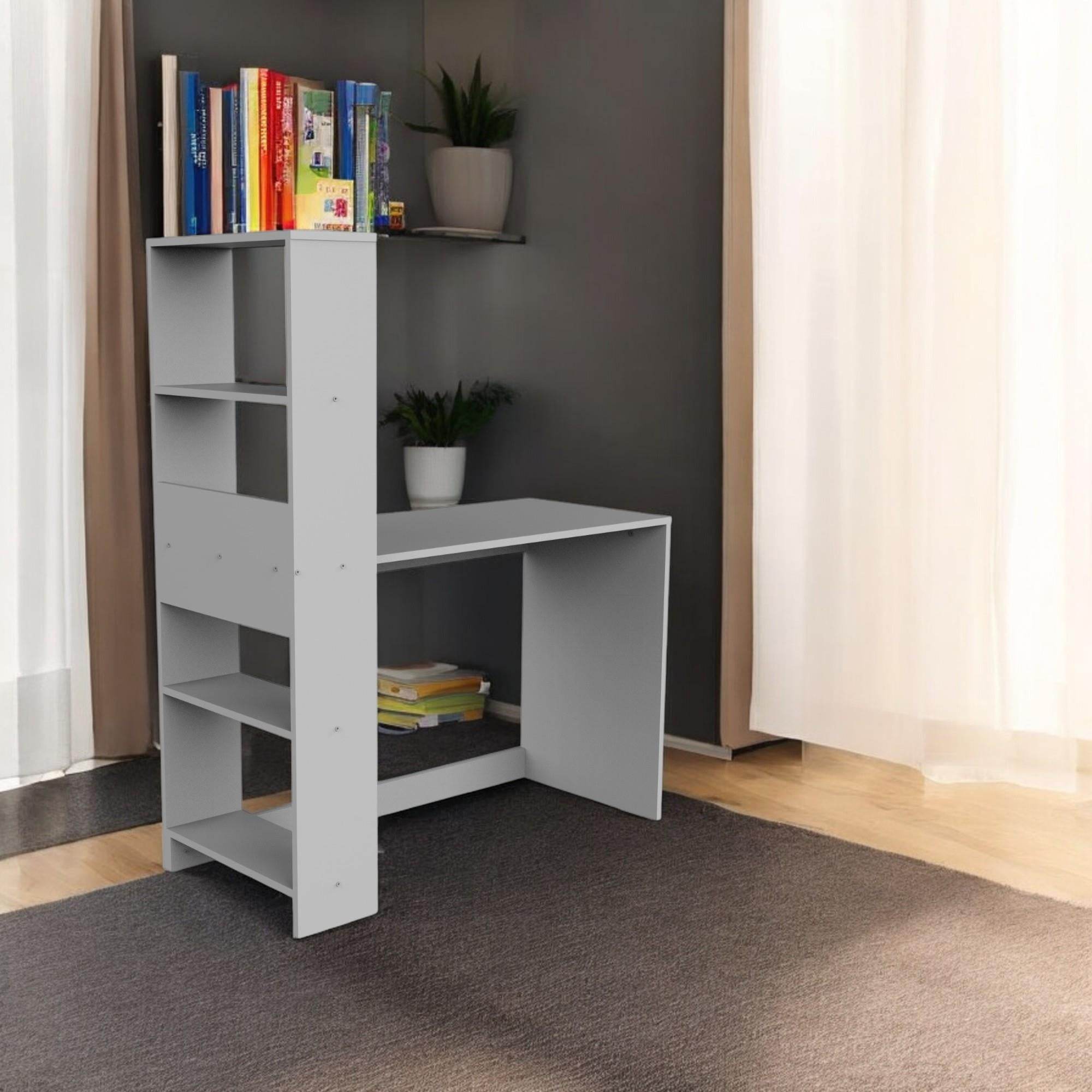 Fusion Kitaplıklı Çalışma Masası | Balfa Ofis Masası | 110x50x136