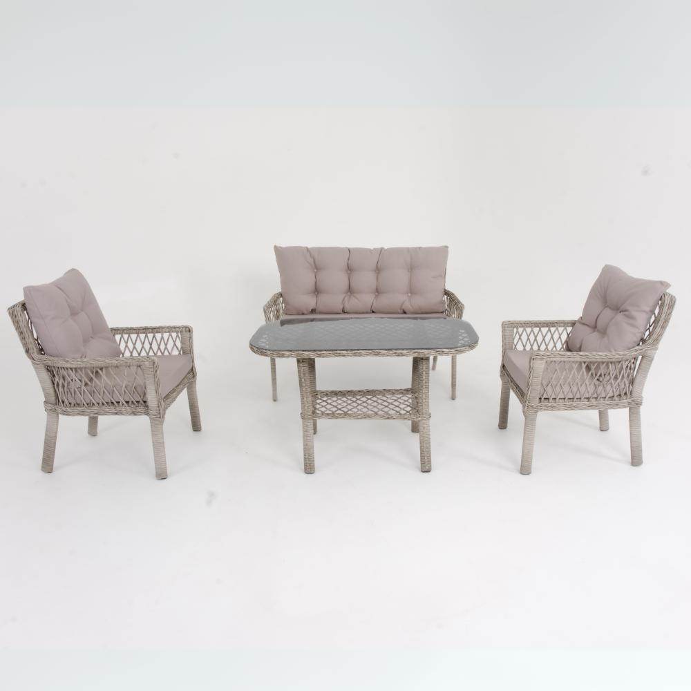 Fusion İkili Rattan Bahçe Oturma Grubu | Rehome