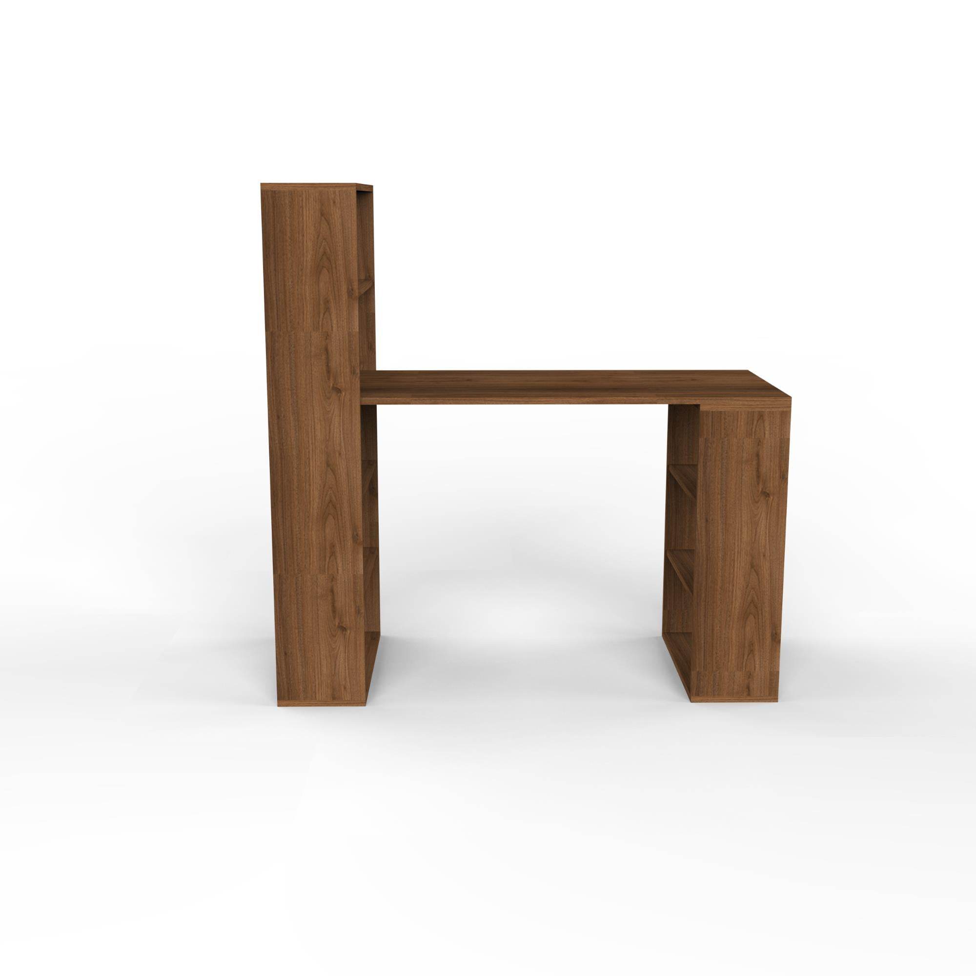 Fusion XL Kitaplıklı Çalışma Masası | Balfa Masalı Kitaplık | 120x55x122