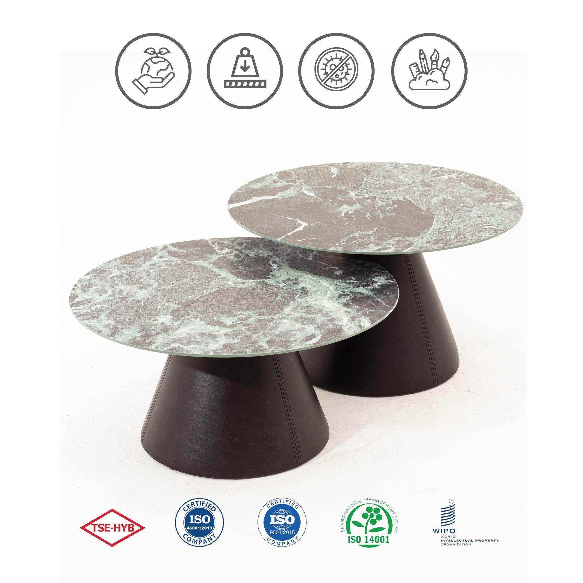 Galya Orta Sehpa | Salon Sehpası | Porselen | Rehome