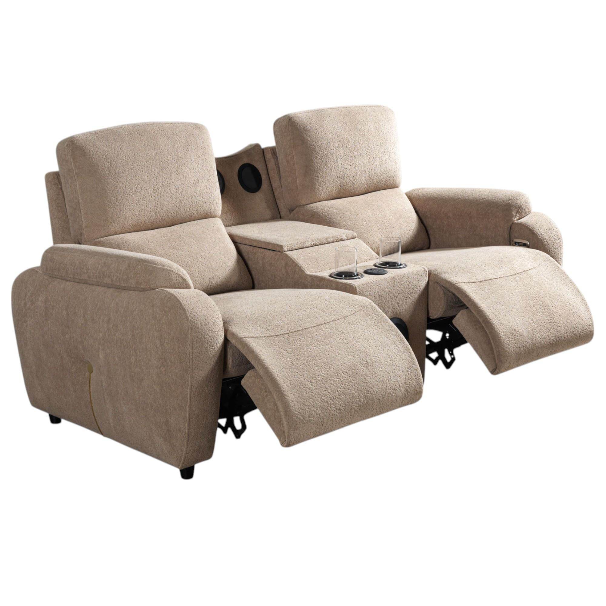 Golden İkili Sinema Koltuğu | Rehome İkili Sevgili Koltuğu