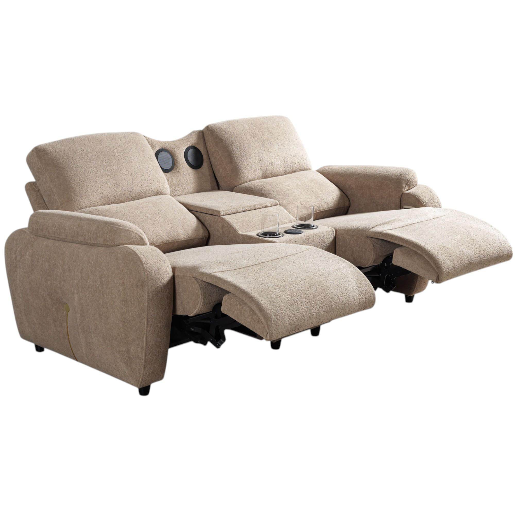 Golden İkili Sinema Koltuğu | Rehome İkili Sevgili Koltuğu