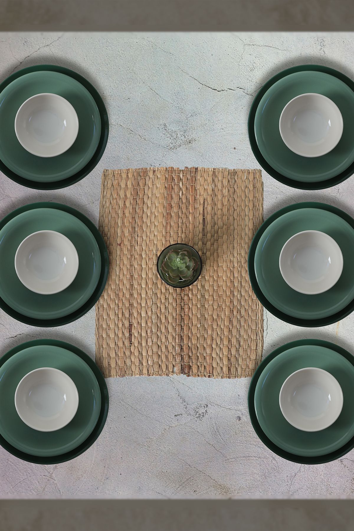 Green Mix Yemek Takımı 18 Parça 6 Kişilik 031-303-308