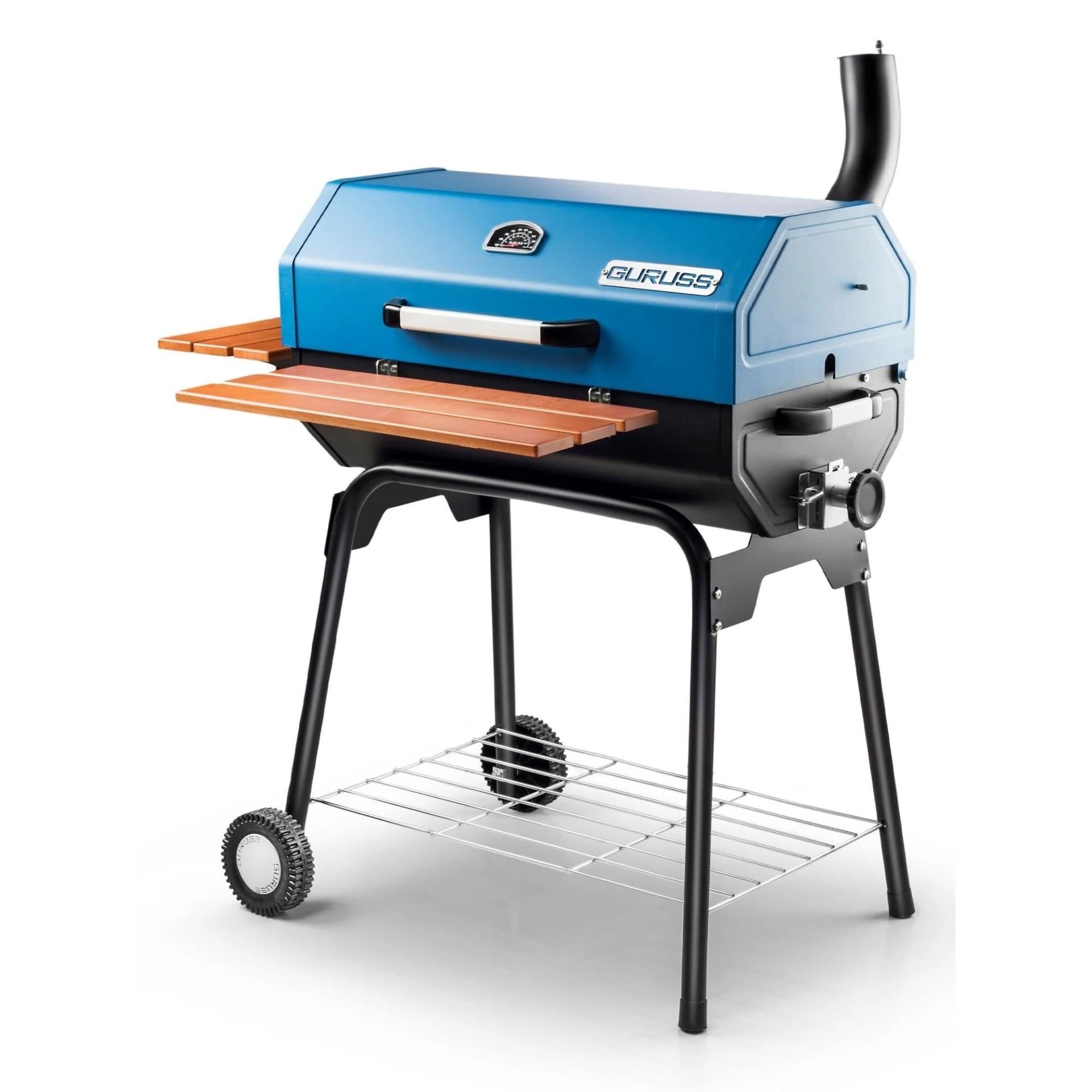 Guruss CG-075 Barbekü Mangal | Kömürlü | 75 Cm | Mavi | Tam Set