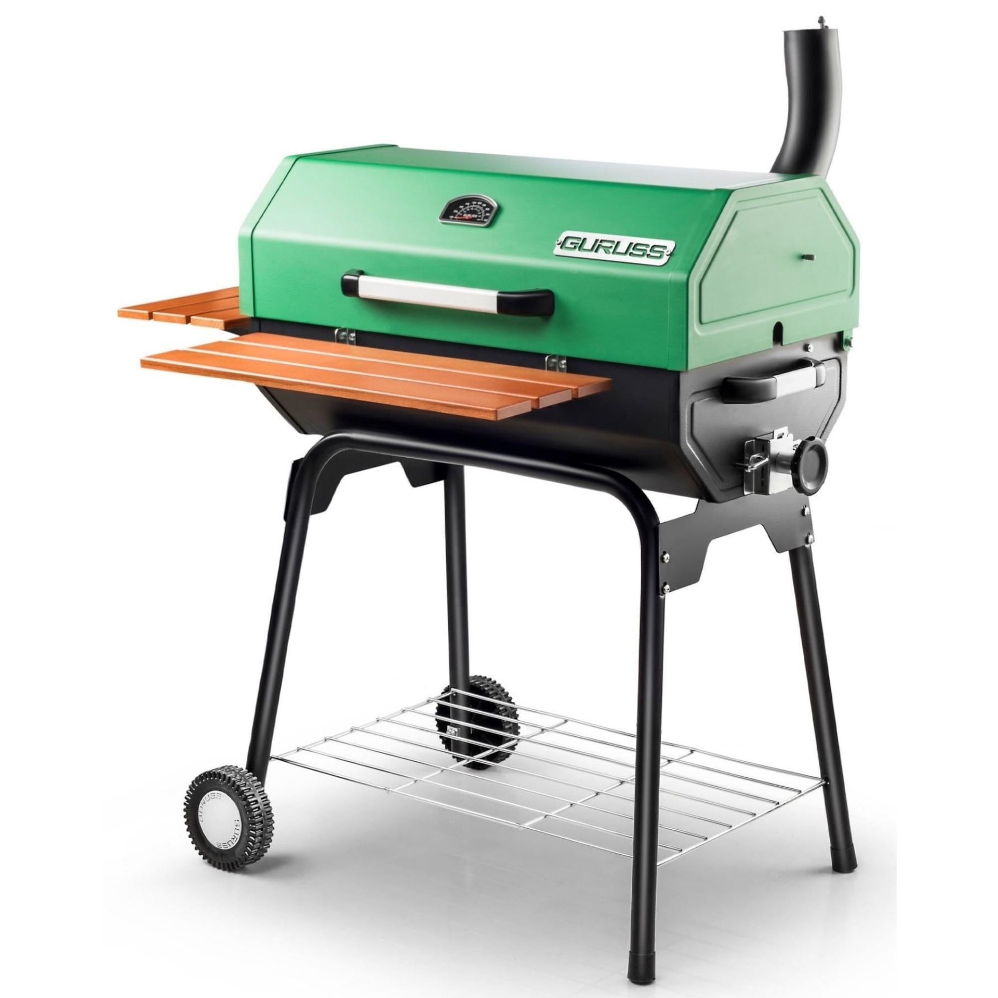 Guruss CG-075 Barbekü Mangal | Kömürlü | 75 Cm | Yeşil | Tam Set