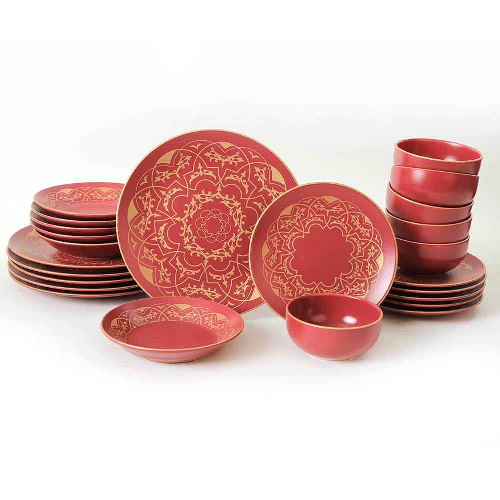 Keraart Hatırat Yemek Takımı 24 Parça 6 Kişilik 521