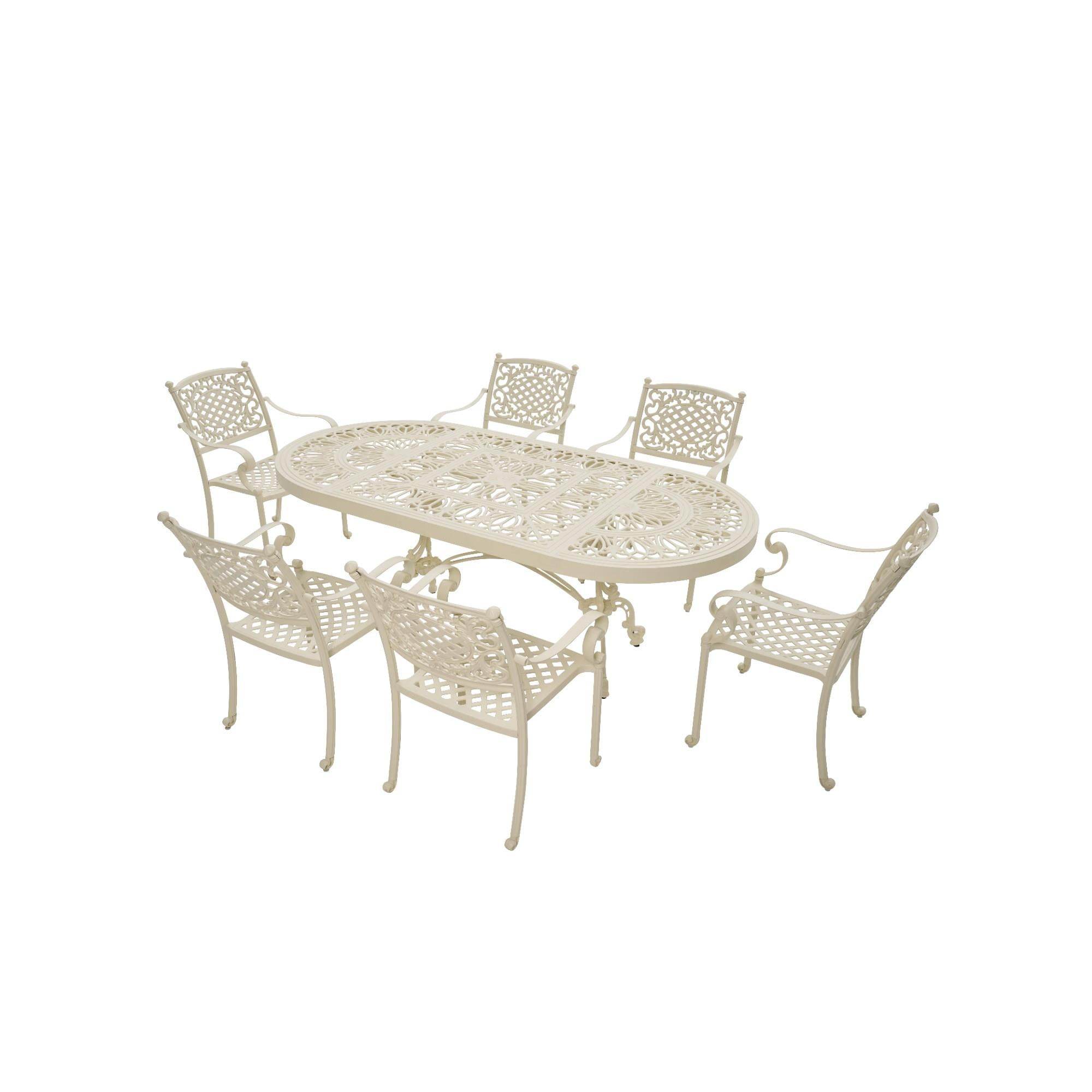 Helen 6 Kişilik Döküm Masa Takımı | Rehome