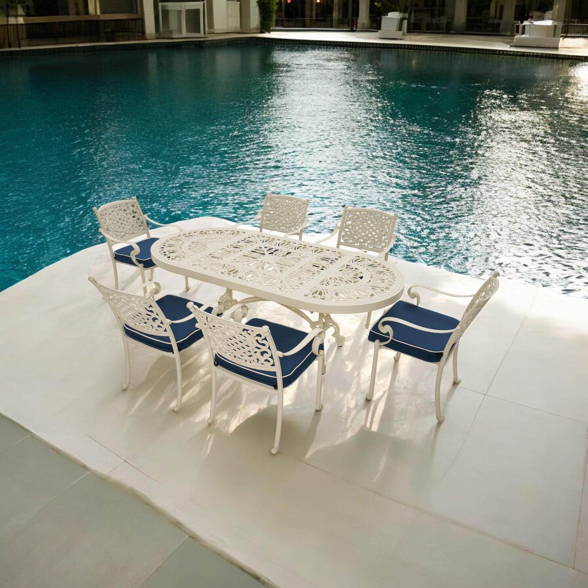 Helen 6 Kişilik Döküm Masa Takımı | Rehome