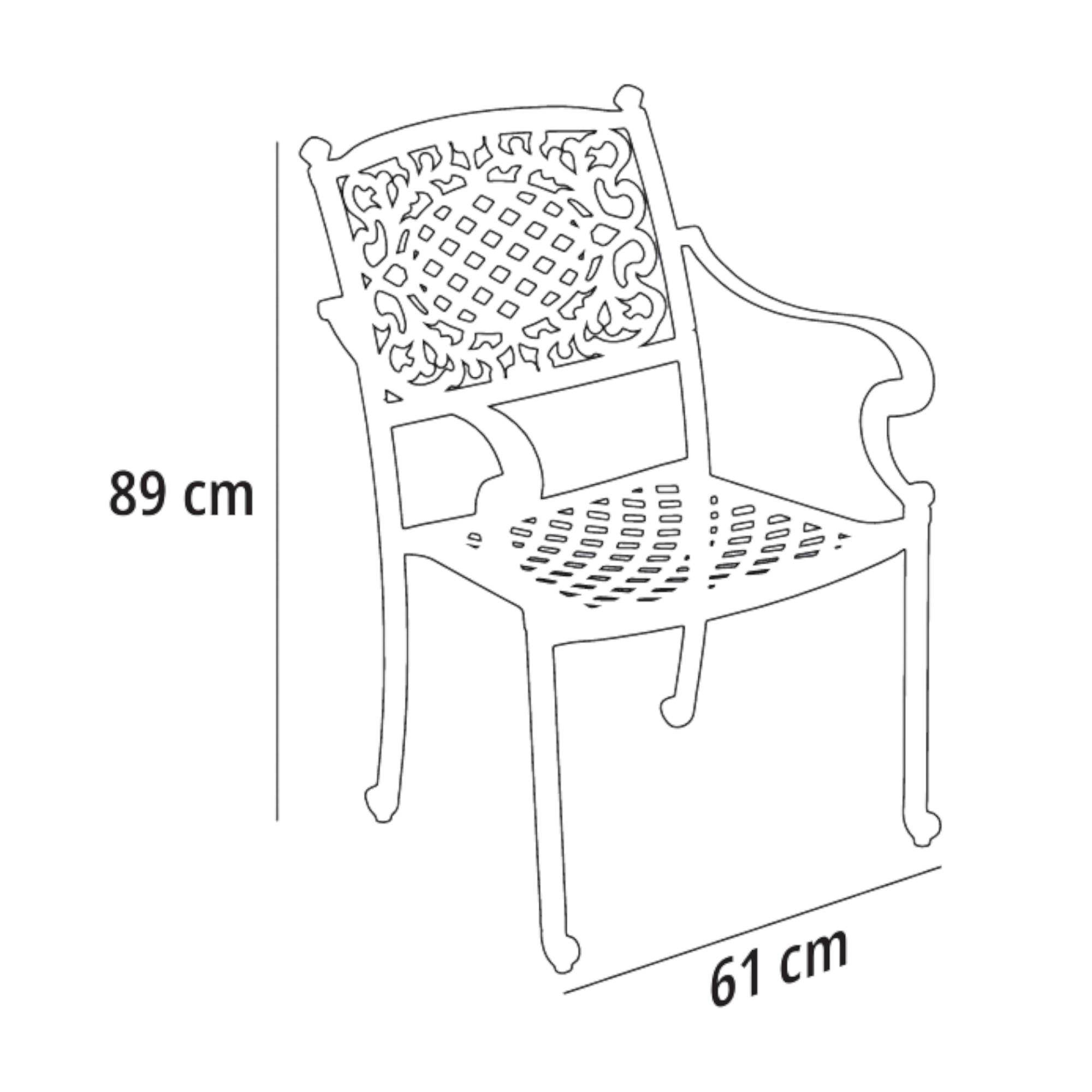 Helen 6 Kişilik Döküm Masa Takımı | Rehome