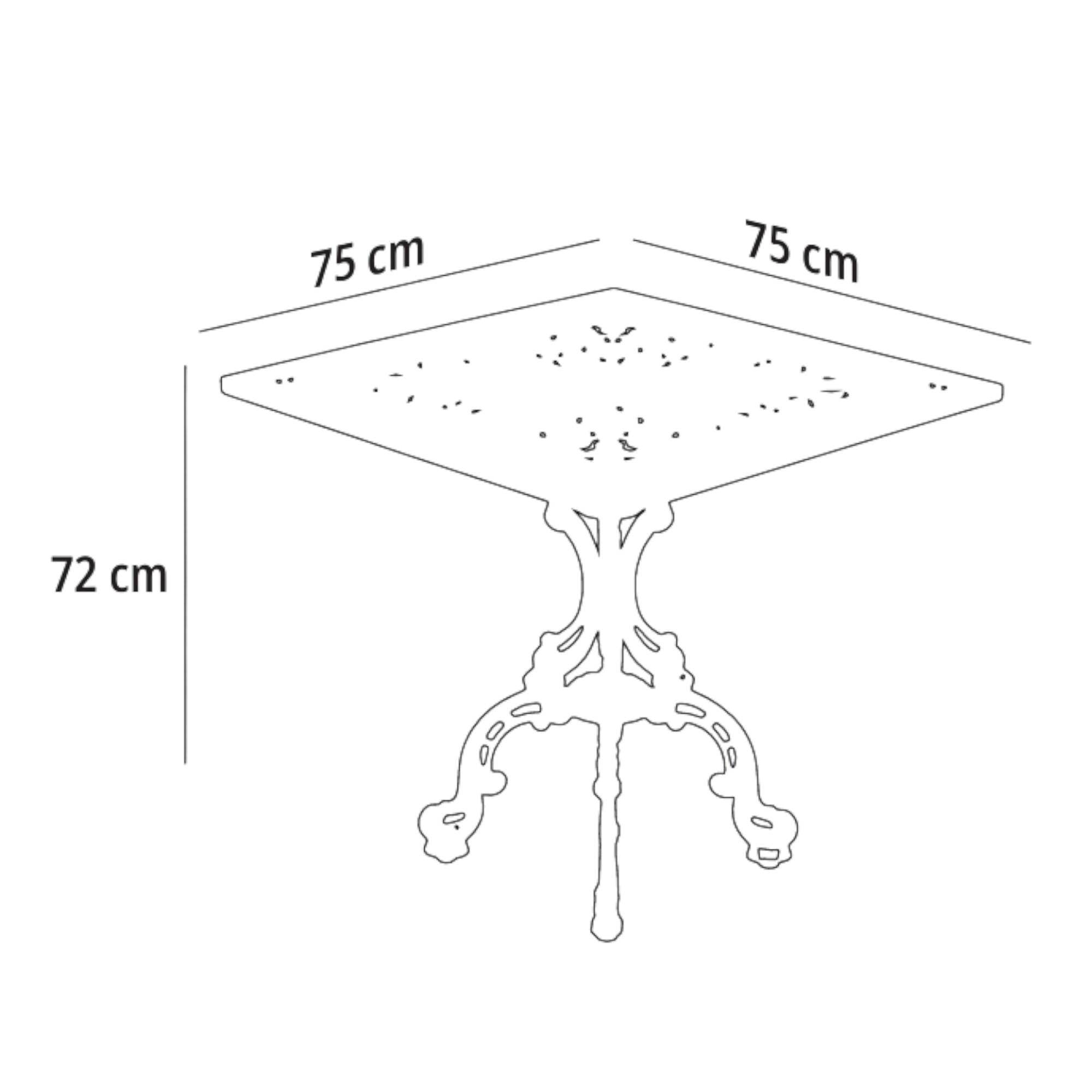 Helen Kırmızı Döküm Masa ve Sandalye Seti | Rehome