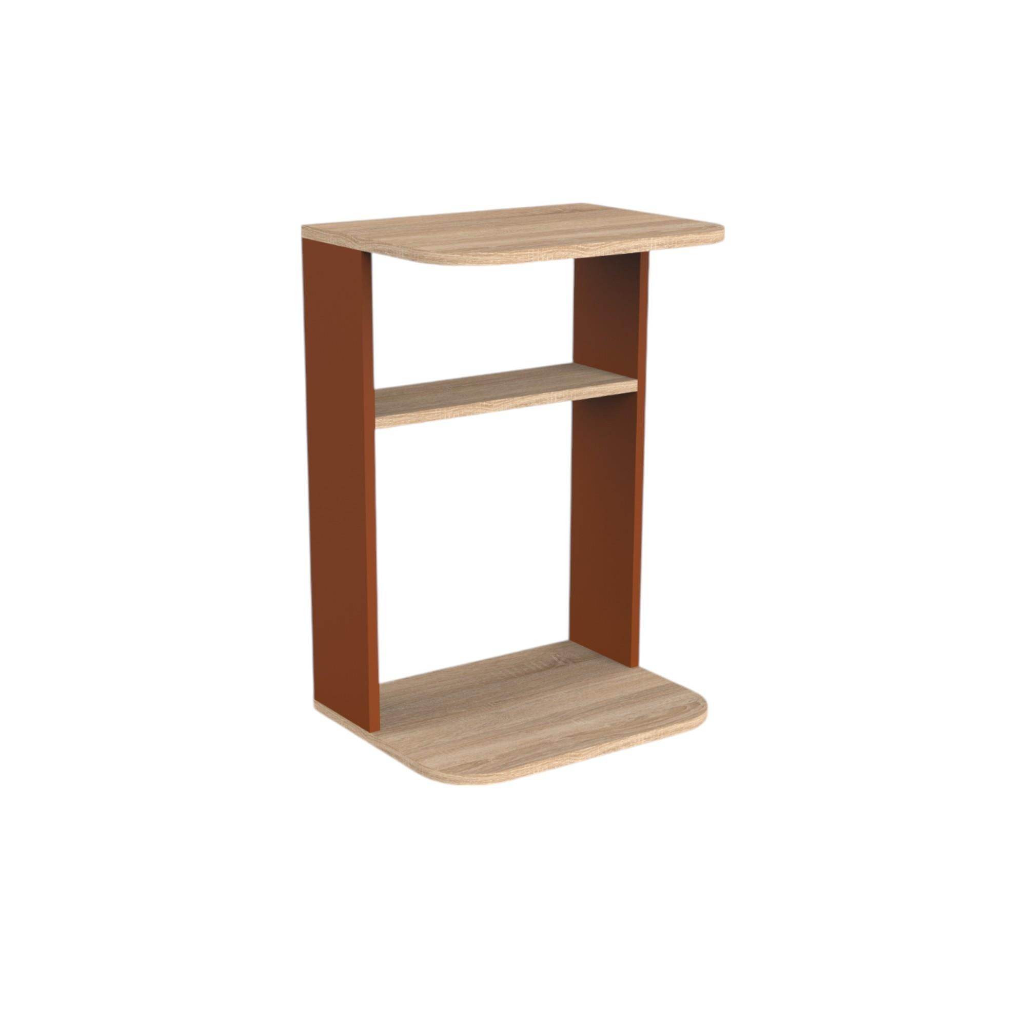 Heritage Ahşap Yan Sehpa | 45x35x66 cm | Balfa C Sehpa