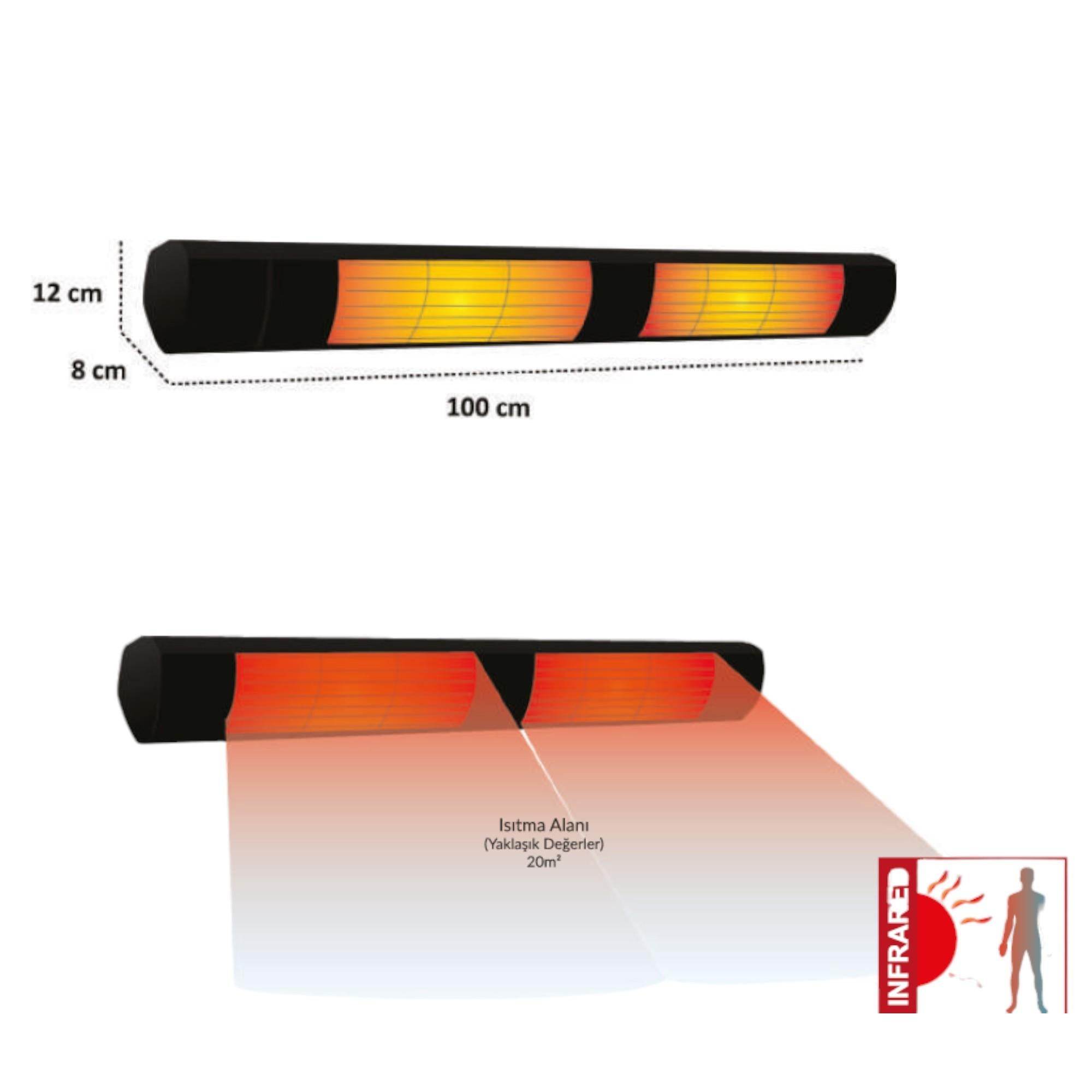 HotTable Classic 4000 Plus Dış Mekan Isıtıcı | Rehome