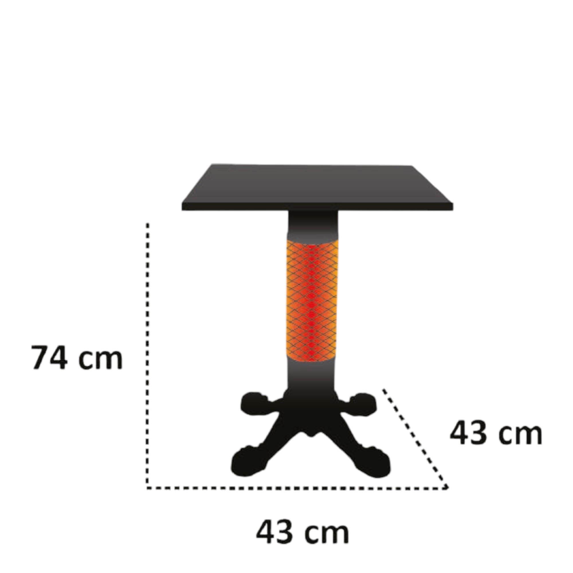HotTable Tekno 1500 Plus Elektrikli Dış Mekan Isıtıcılı Masa Ayağı | Rehome
