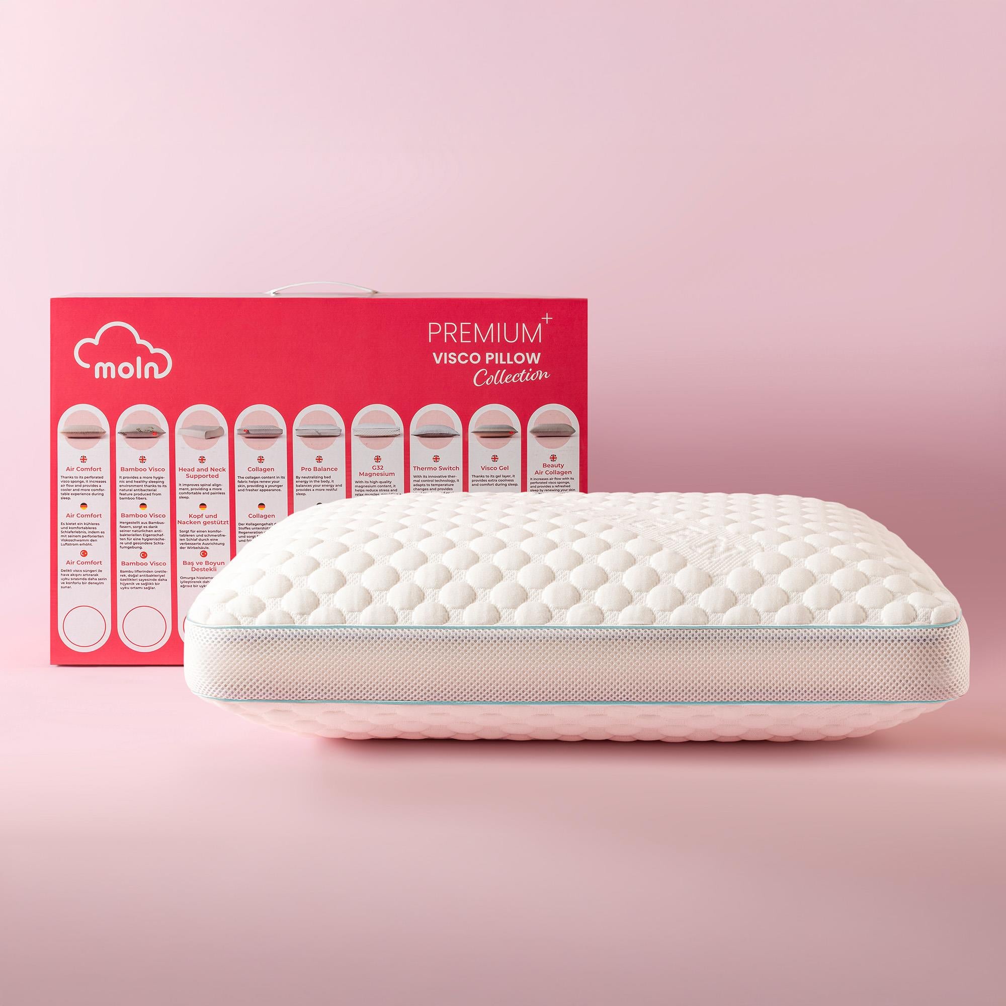 Moln Fresh Collagen Visco Yastık | Cilt Dostu & Anti-Aging