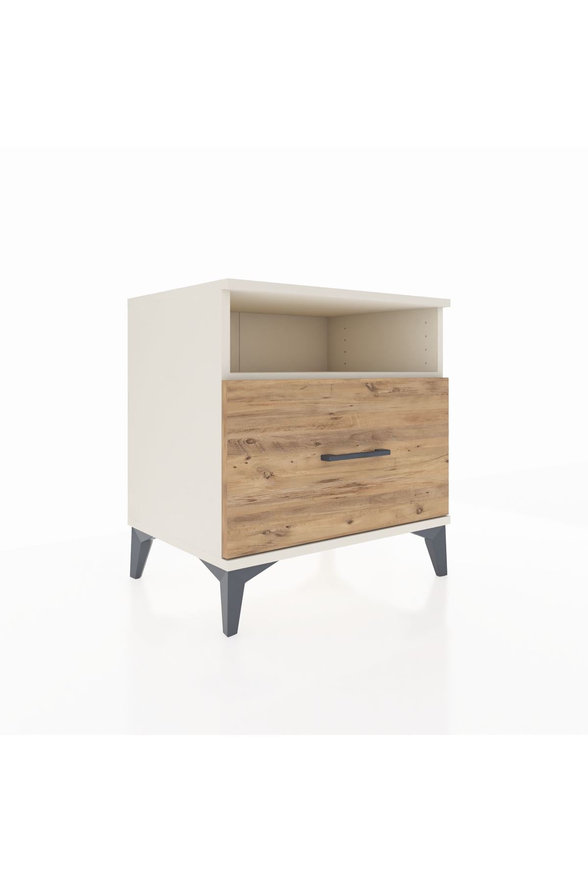 Hyperion Komodin Tek Raflı Tek Çekmeceli 60x44x64 Aytaşı-Çam