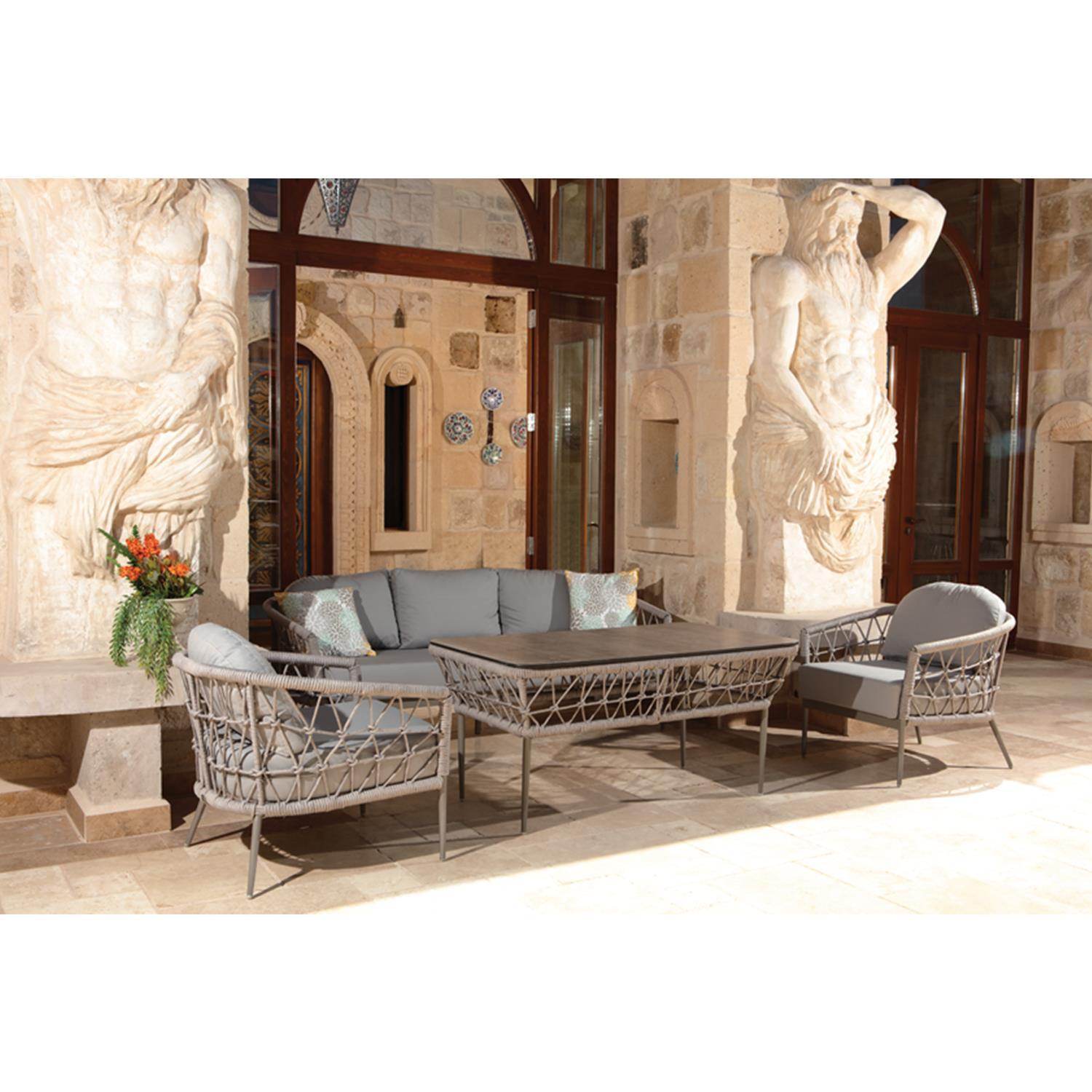 İcon Oturma Grubu Gri