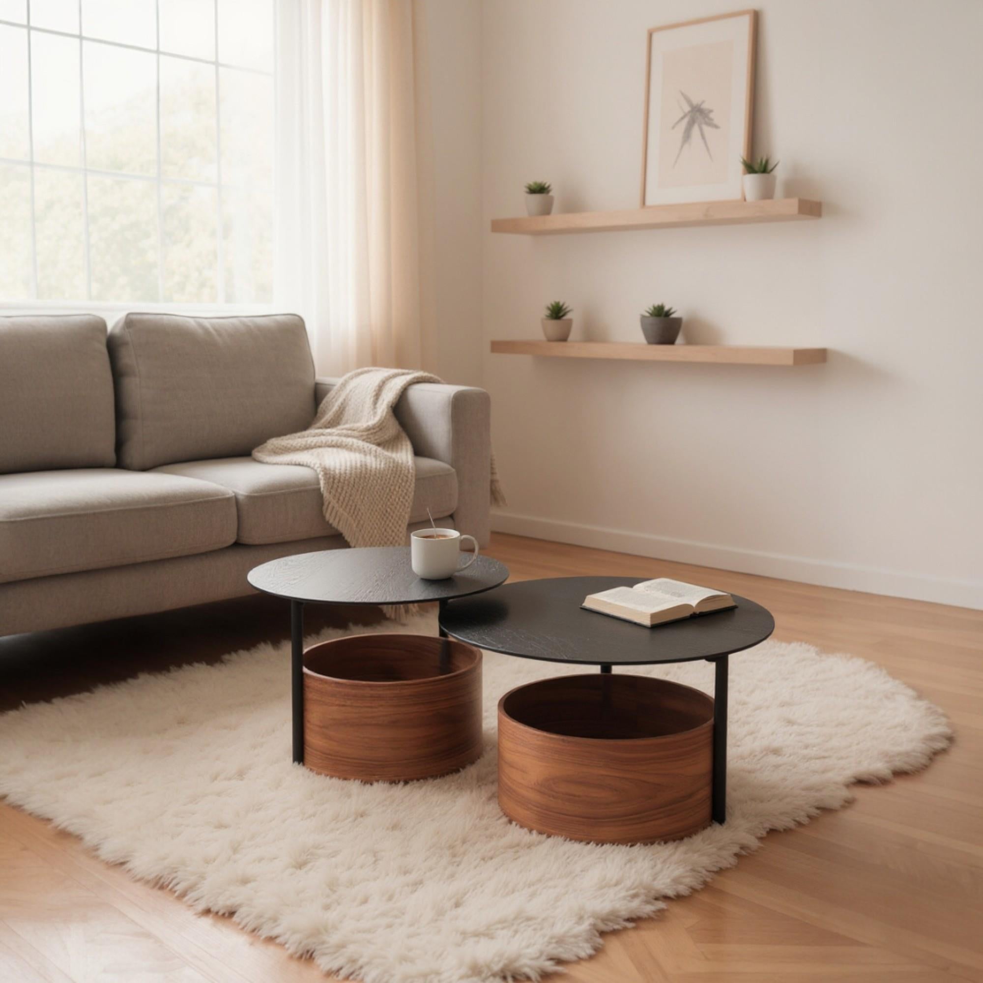 İkili Sehpa Seti No:743 | Salon Orta Sehpa Takımı