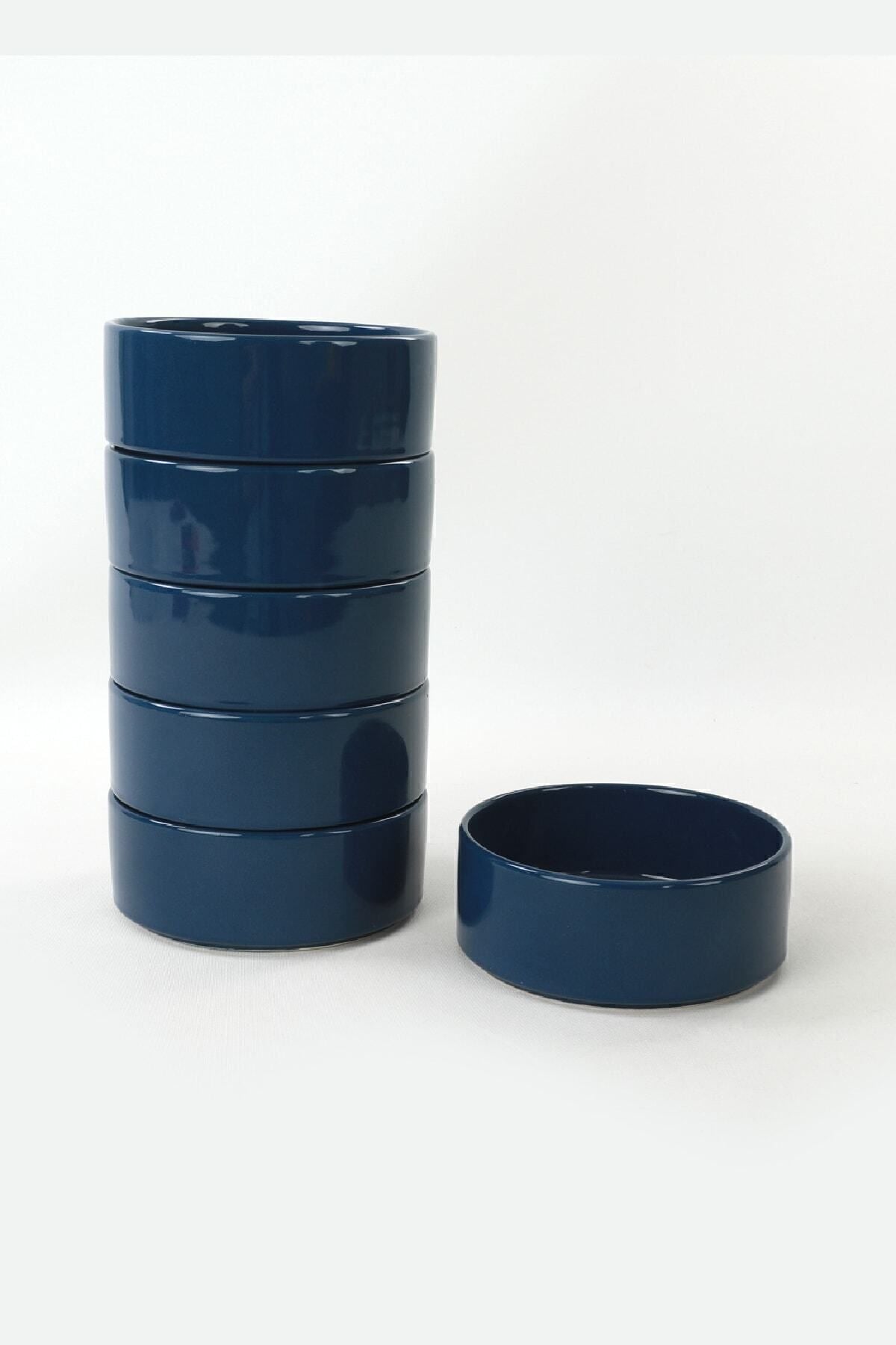 İndigo Mavi Stackable Çorba Kasesi 14 Cm 6 Adet