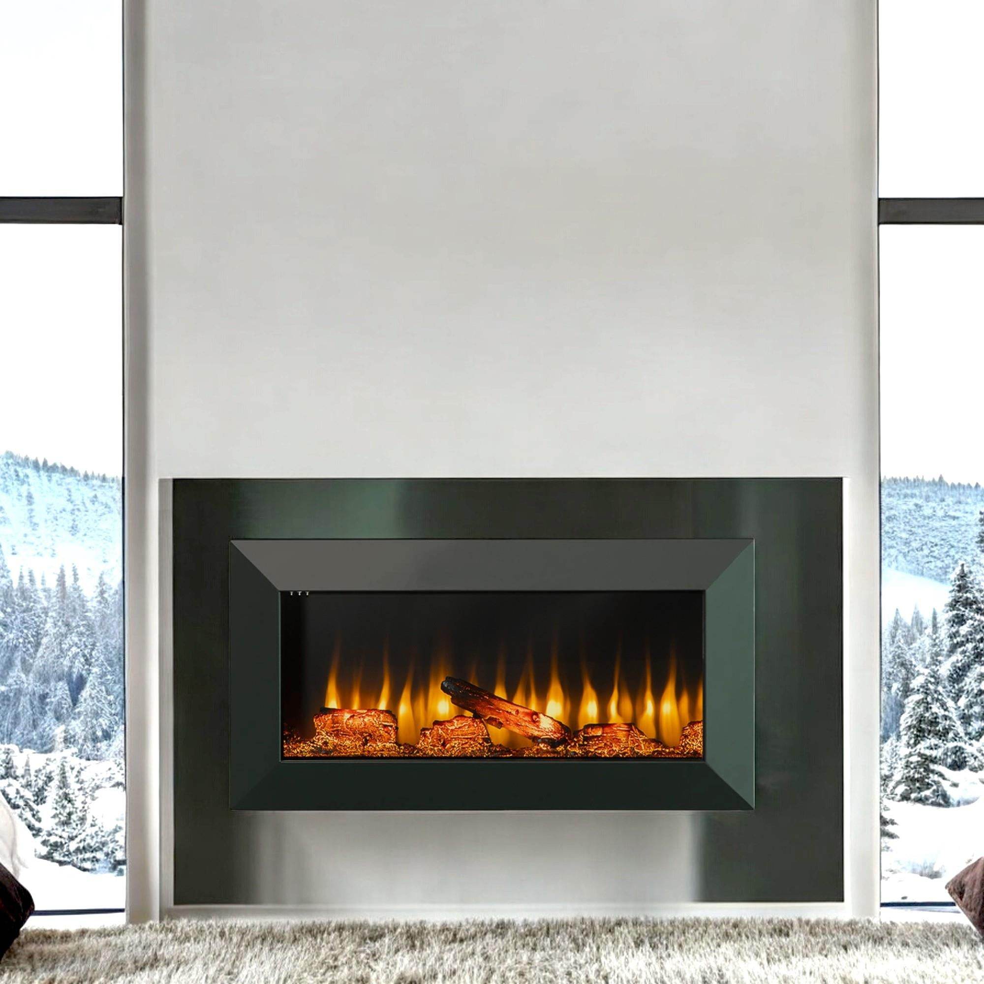 Isıtmalı Elektrikli Şömine | Kormet 100-S | 100x20x52 cm